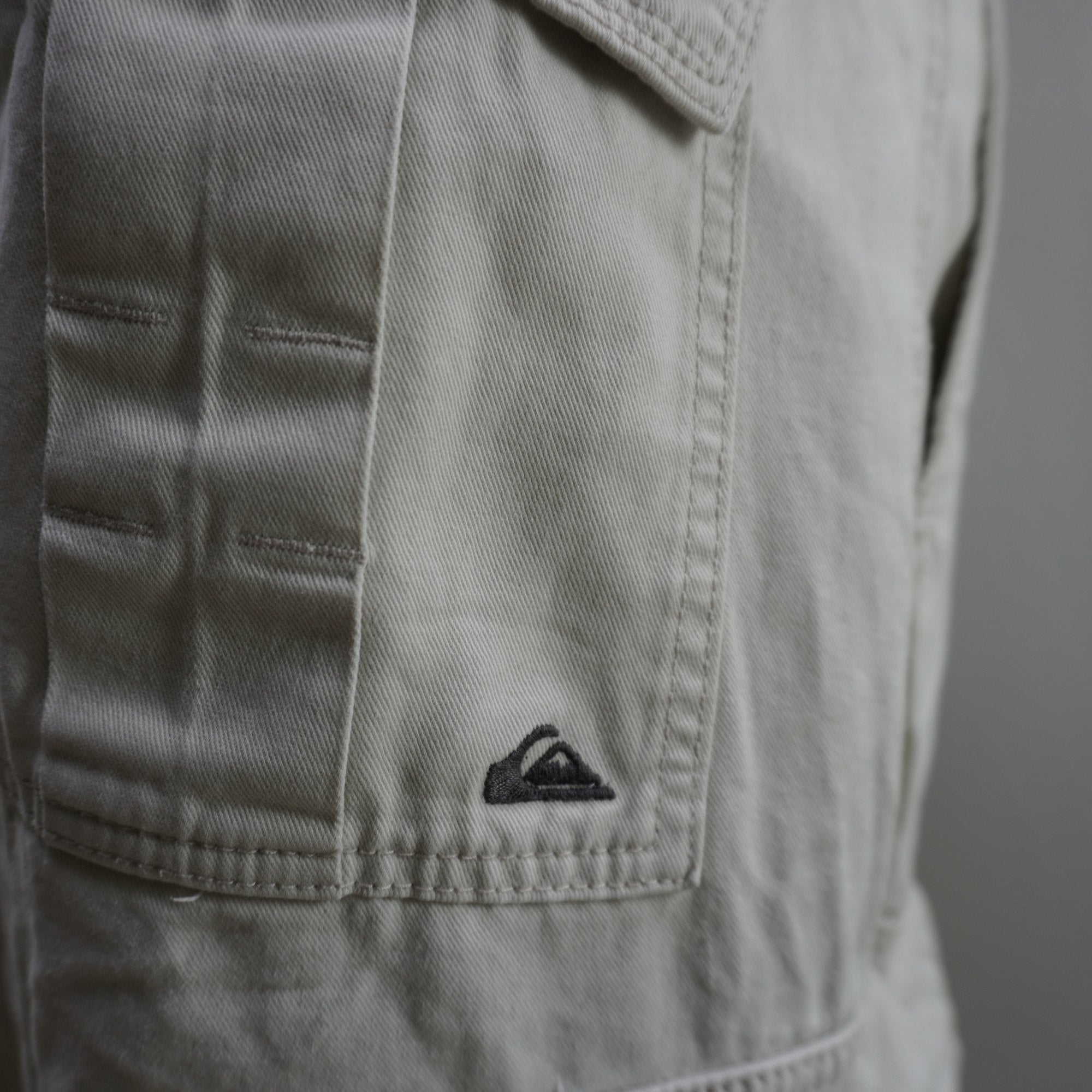 Pantalones Cortos Cargo Quiksilver para Hombre Usados - Beige, XL