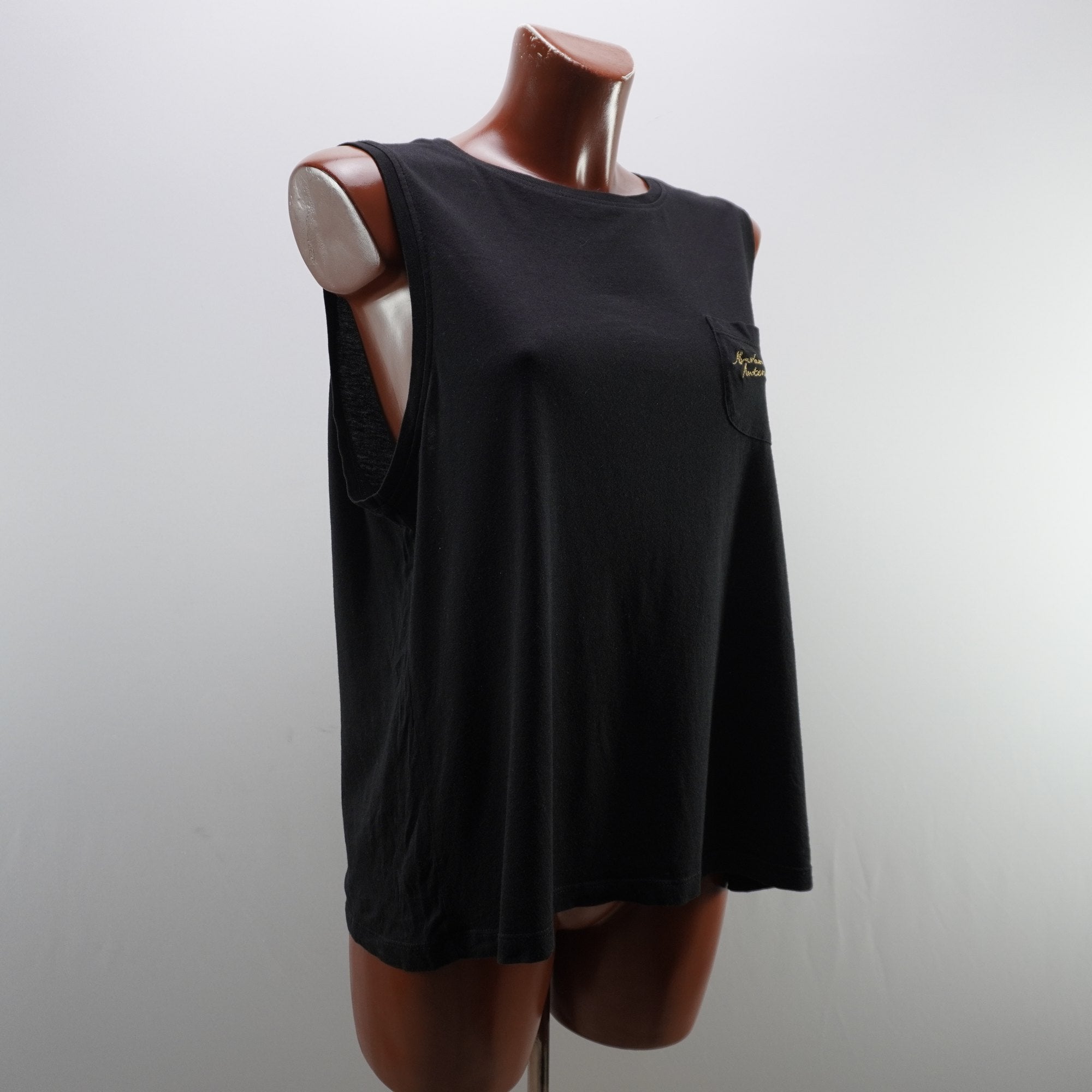 Camiseta Barbour para Mujer Usada - Negra, XL
