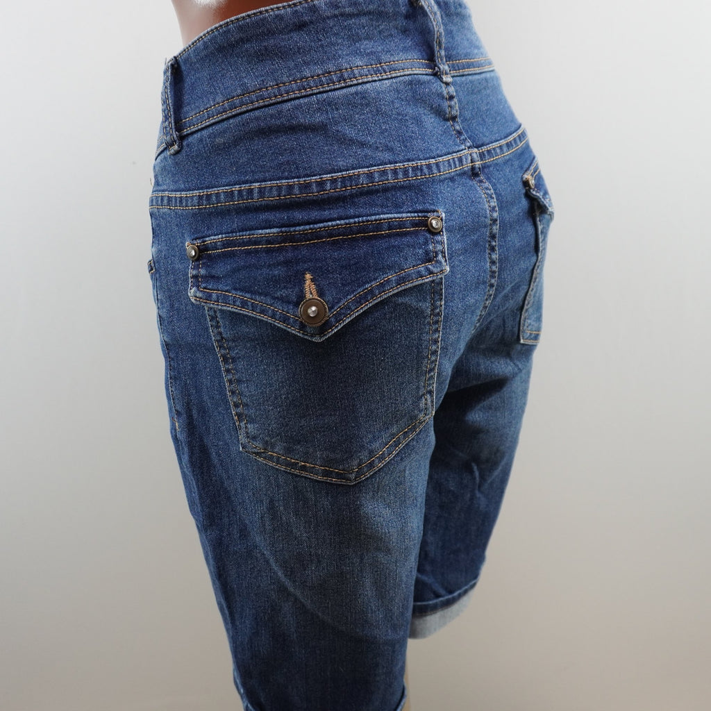 Pantalones Cortos Vaqueros Bodyflirt para Mujer Usados - Azul, XXL