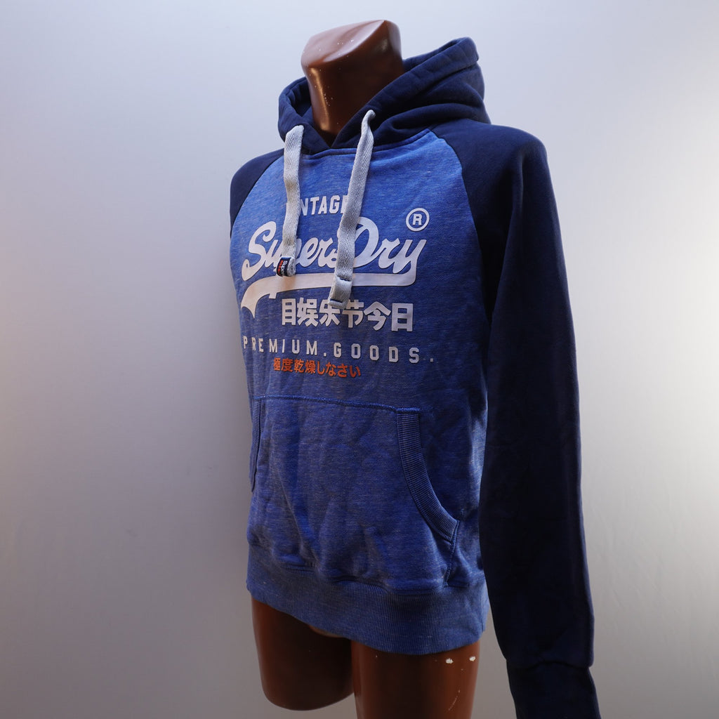 Sudadera con Capucha Superdry para Hombre Usada - Azul, L