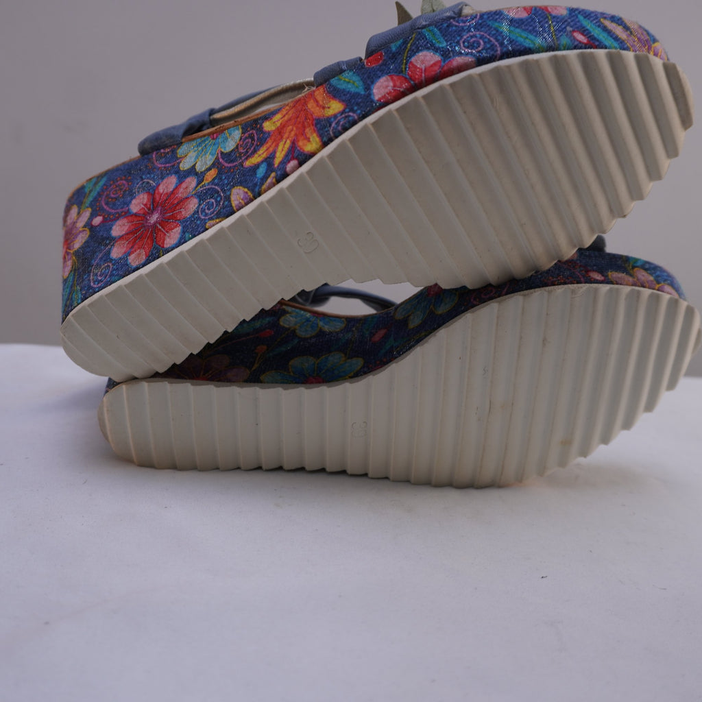 Sandalias Marila para Mujer Usadas - Azul, Talla 39