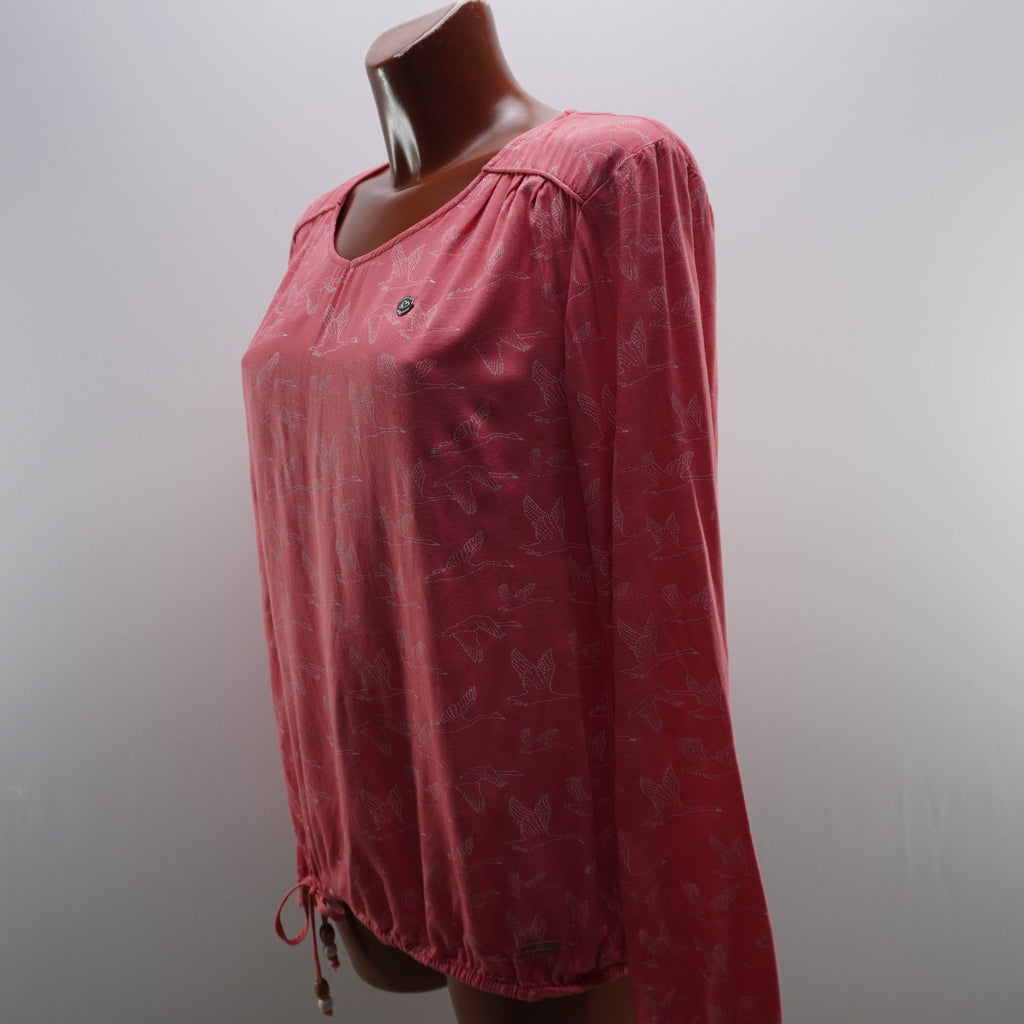 Camiseta de Manga Corta Ragwer para Mujer Usada - Roja, L