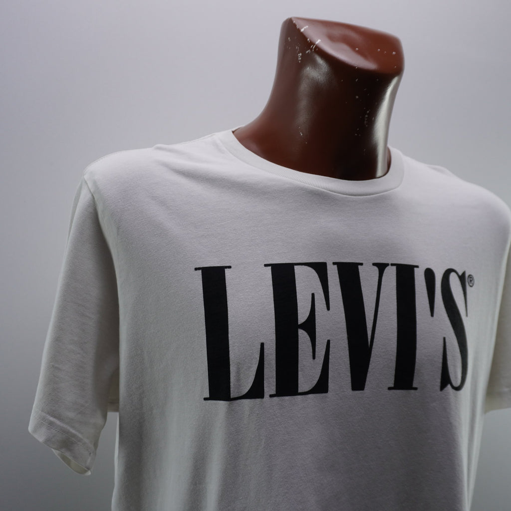 Camiseta de Manga Corta Levi's para Hombre Usada - Blanca, L