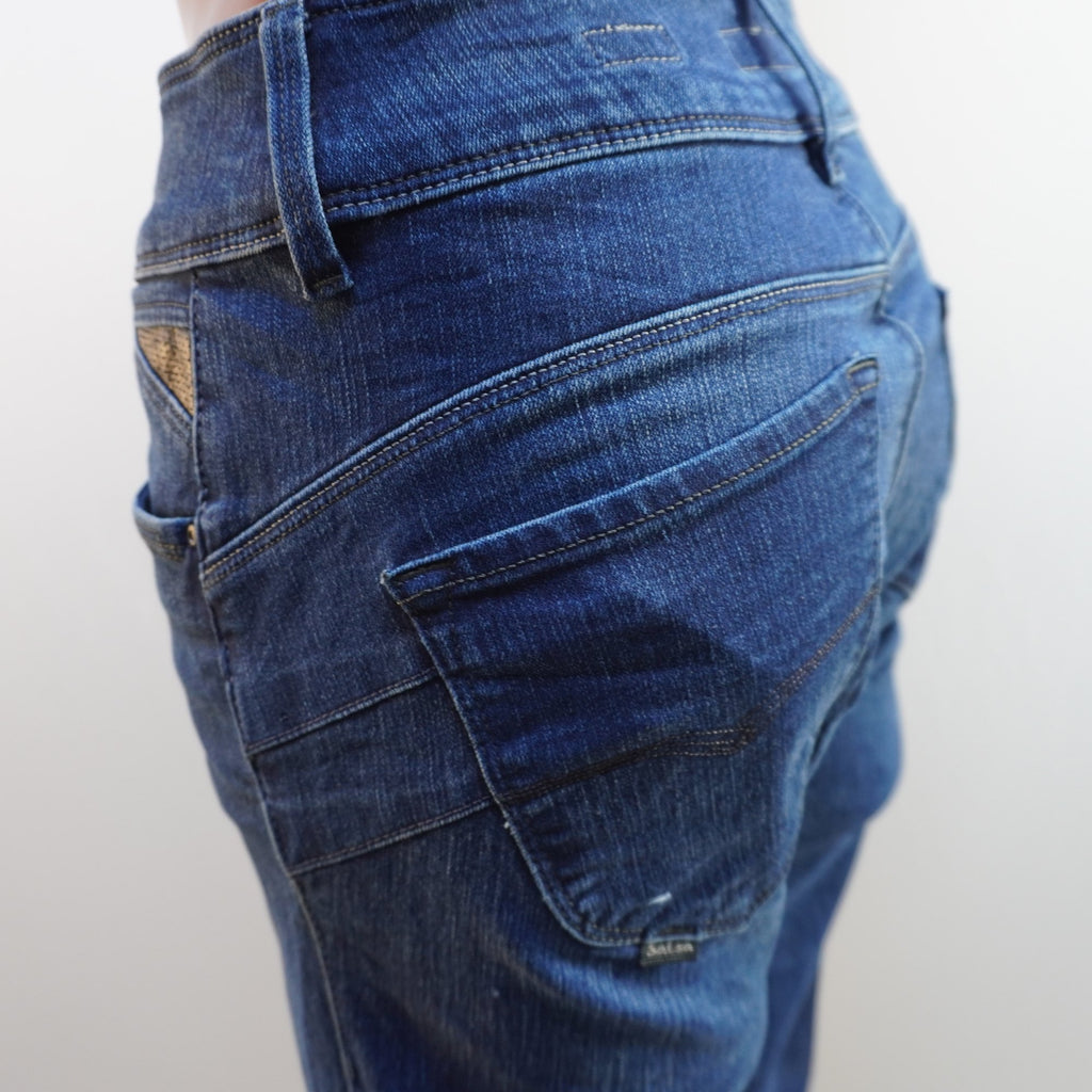 Vaqueros Salsa para Mujer Usados - Azul, Grande (L)