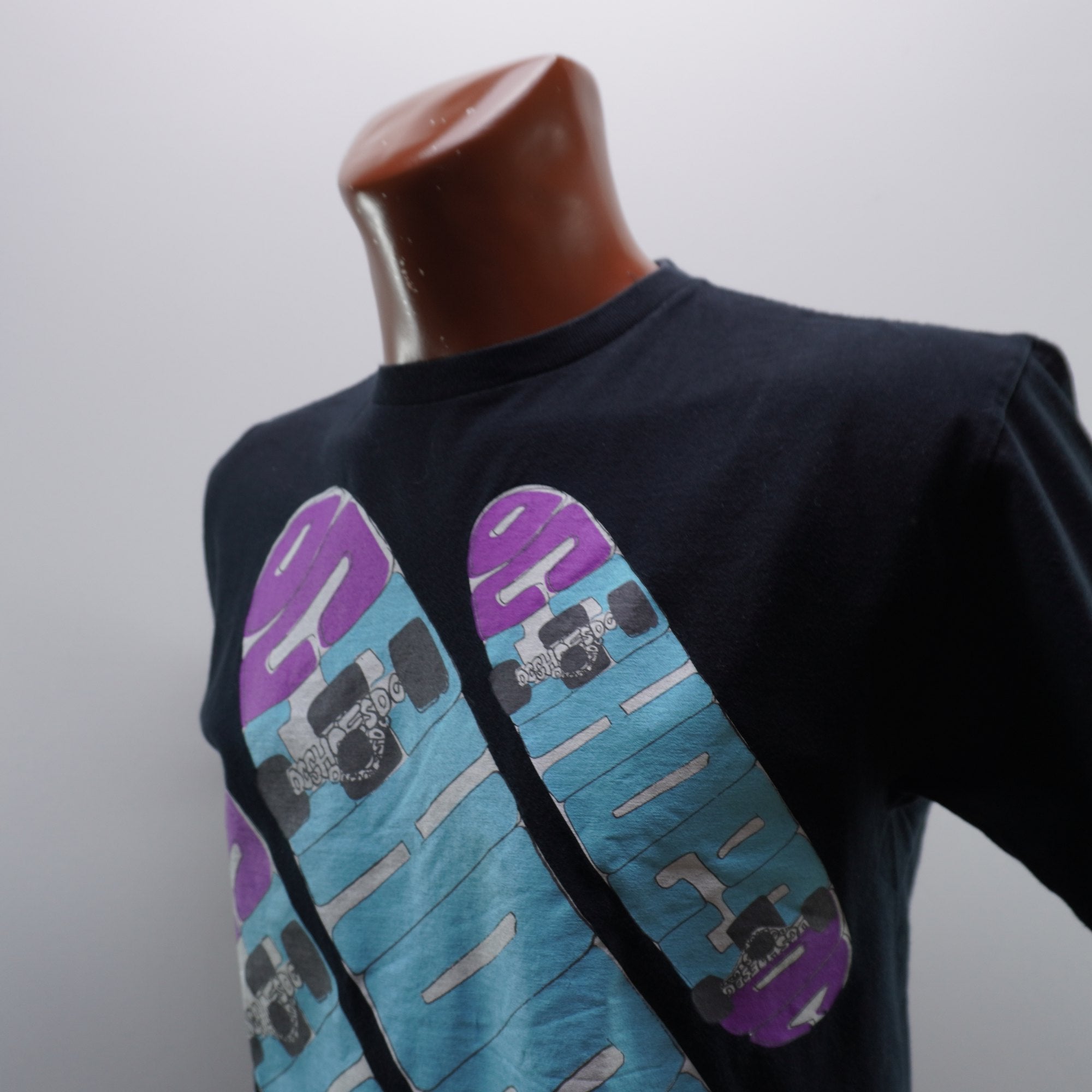 Camiseta de Manga Corta DC Shoes para Hombre Usada - Negra, M