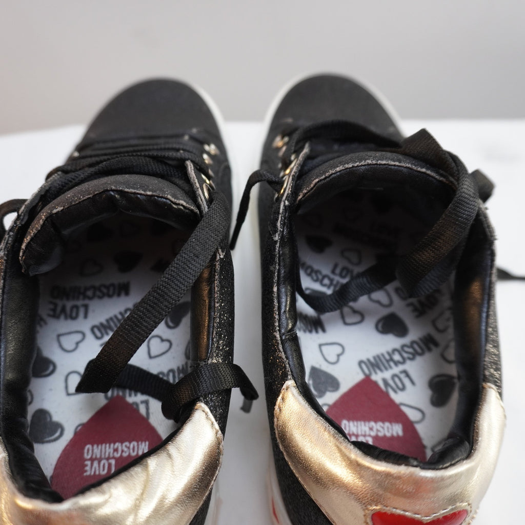 Zapatillas Moschino para Mujer Usadas - Negros, Talla 36