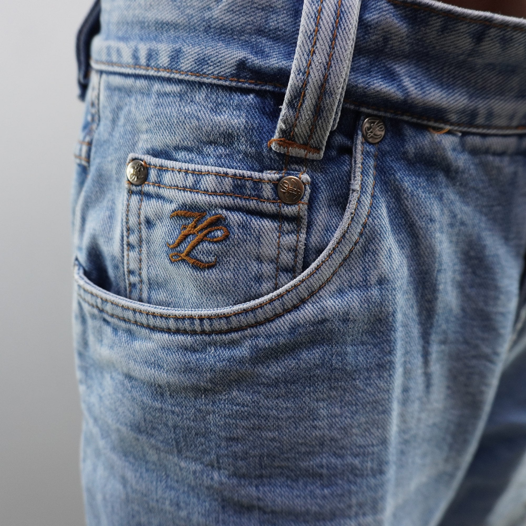 Vaqueros Karl Lagerfeld para Mujer Usados - Azul, XL