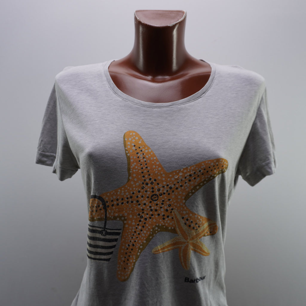 Camiseta Barbour para Mujer Usada - Gris, M