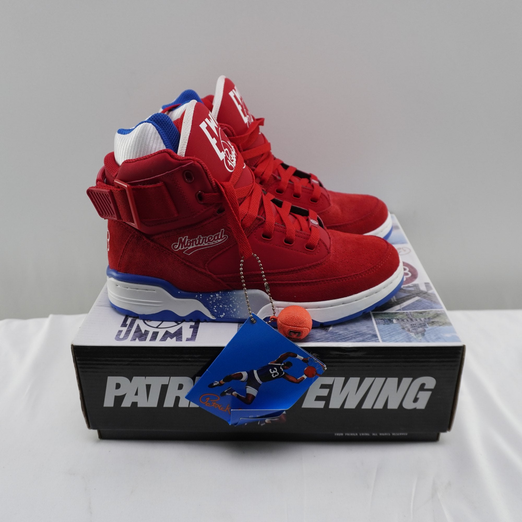 Zapatillas Patrick Ewing 33 Montreal para Hombre Usadas - Rojo, 41.5