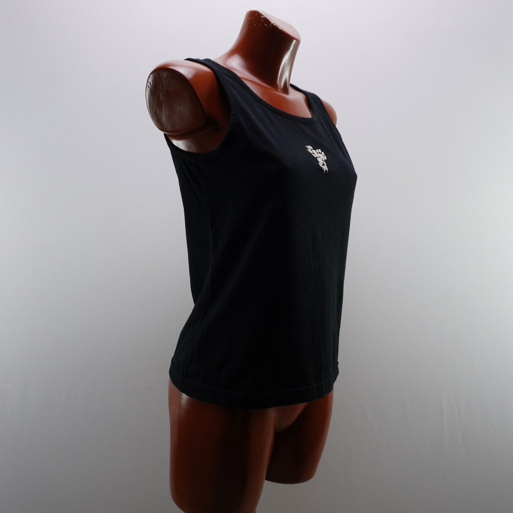 Camiseta de Manga Corta Jack Wolfskin para Mujer - Negro, M, Usada en Muy Buen Estado
