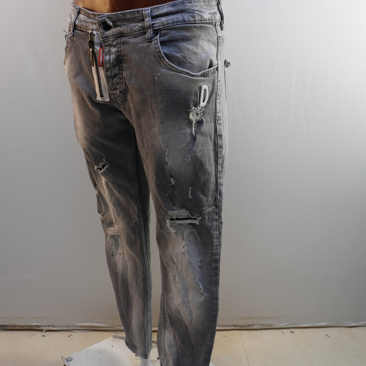 Vaqueros Dsquared2 para Hombre Usados - Gris, L