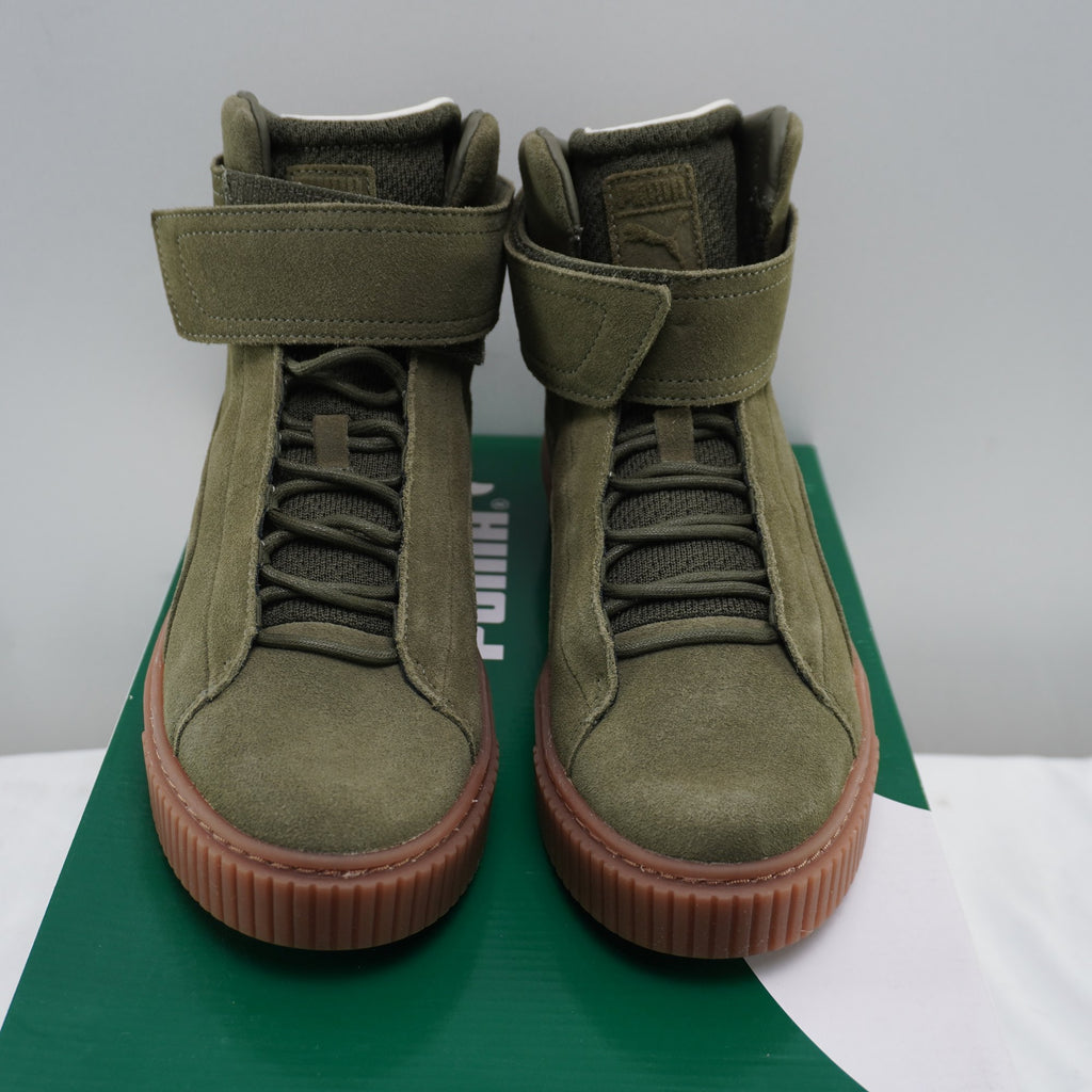 Zapatillas Puma para Mujer Usadas - Verde, Talla 38