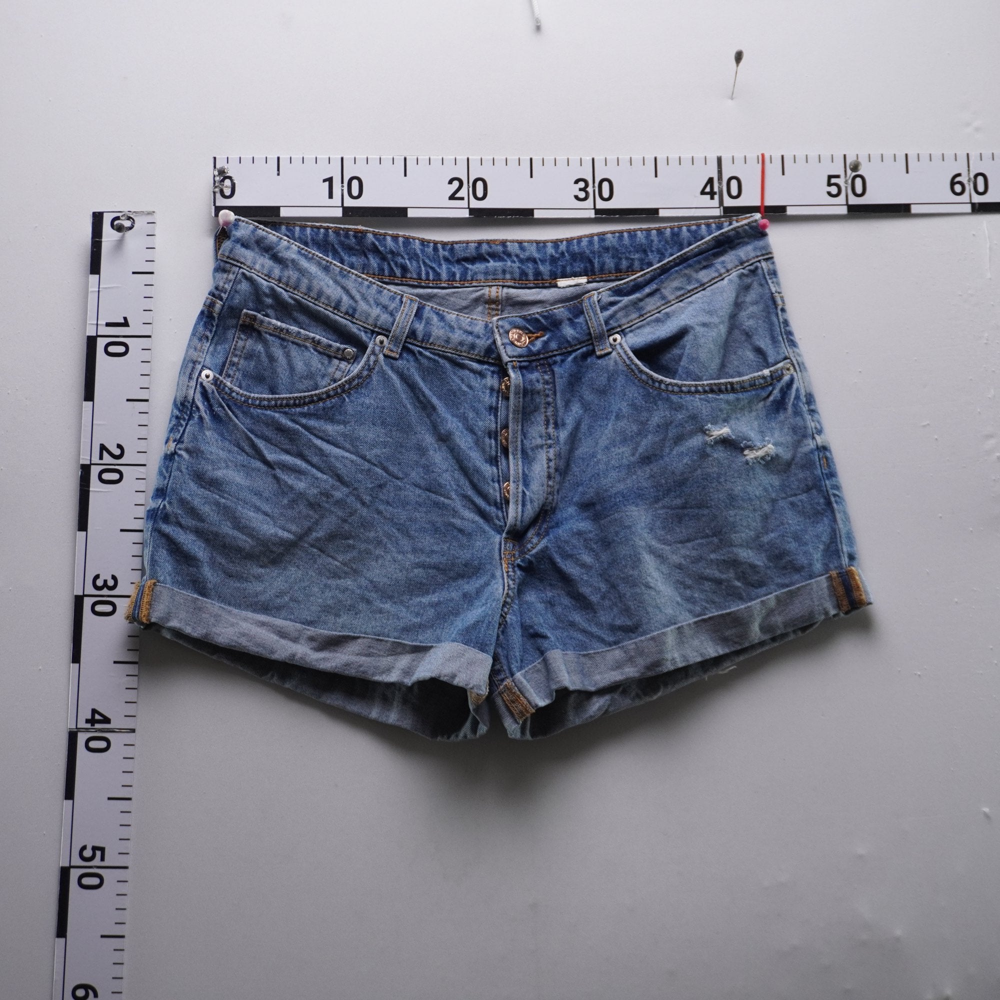 Pantalones Cortos Vaqueros para Mujer - Azul, L - Usados en Muy Buen Estado