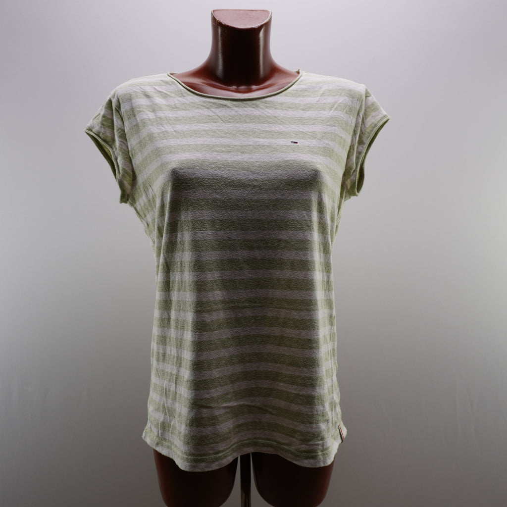 Camiseta de Manga Corta Tommy Hilfiger para Mujer Usada - Verde, L