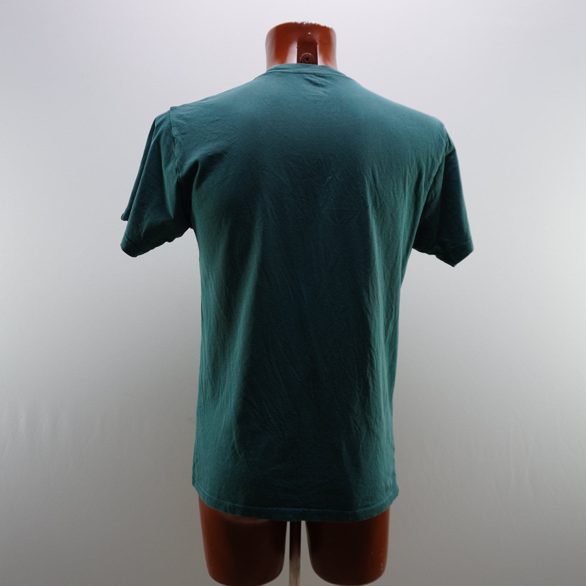 Camiseta de Manga Corta Vans para Hombre Usada - Verde, M