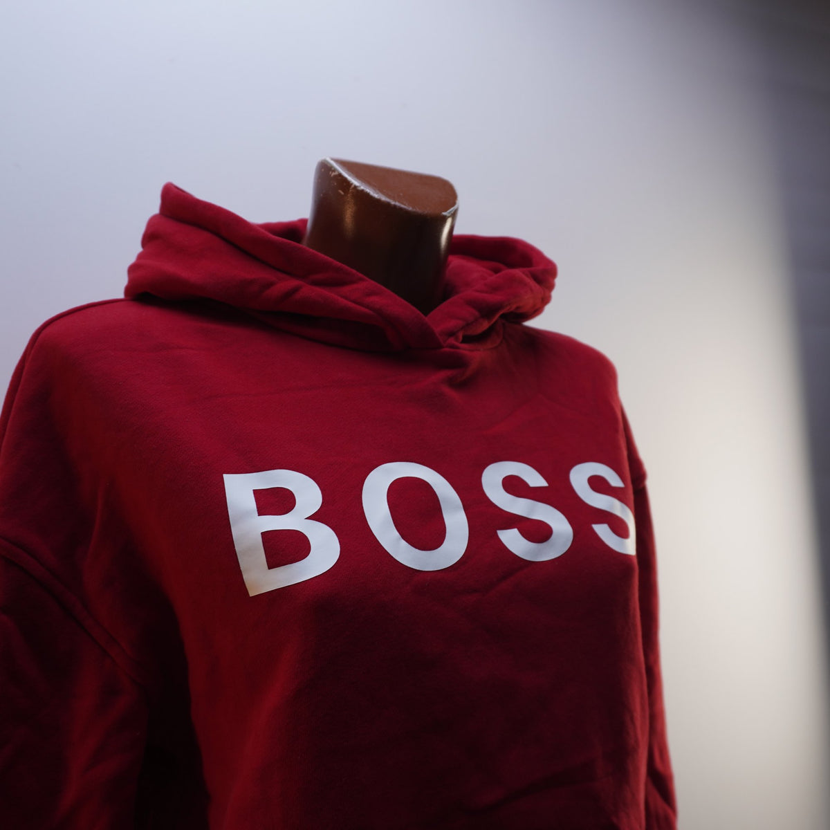 Sudadera con Capucha Hugo Boss para Mujer Usada - Roja, Pequeño (S)