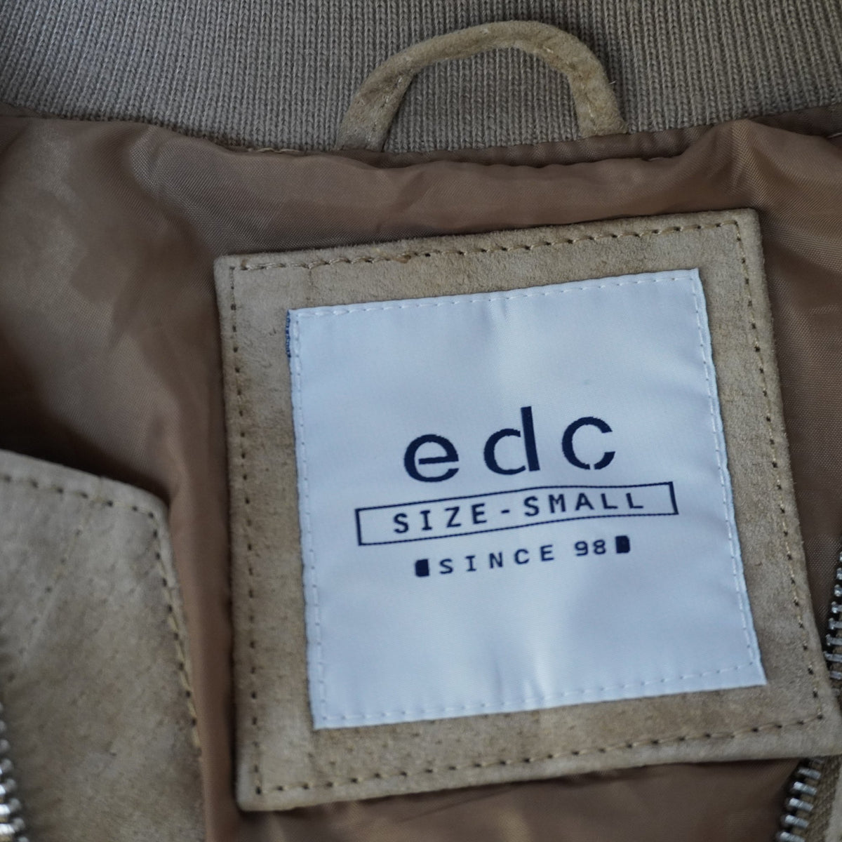 Chaqueta Bomber EDC para Mujer Usada - Beige, S