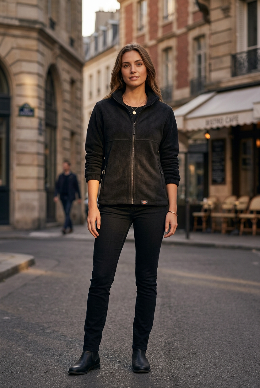 Gebrauchtes Dickies-Sweatshirt für Damen - Schwarz, Klein (S)