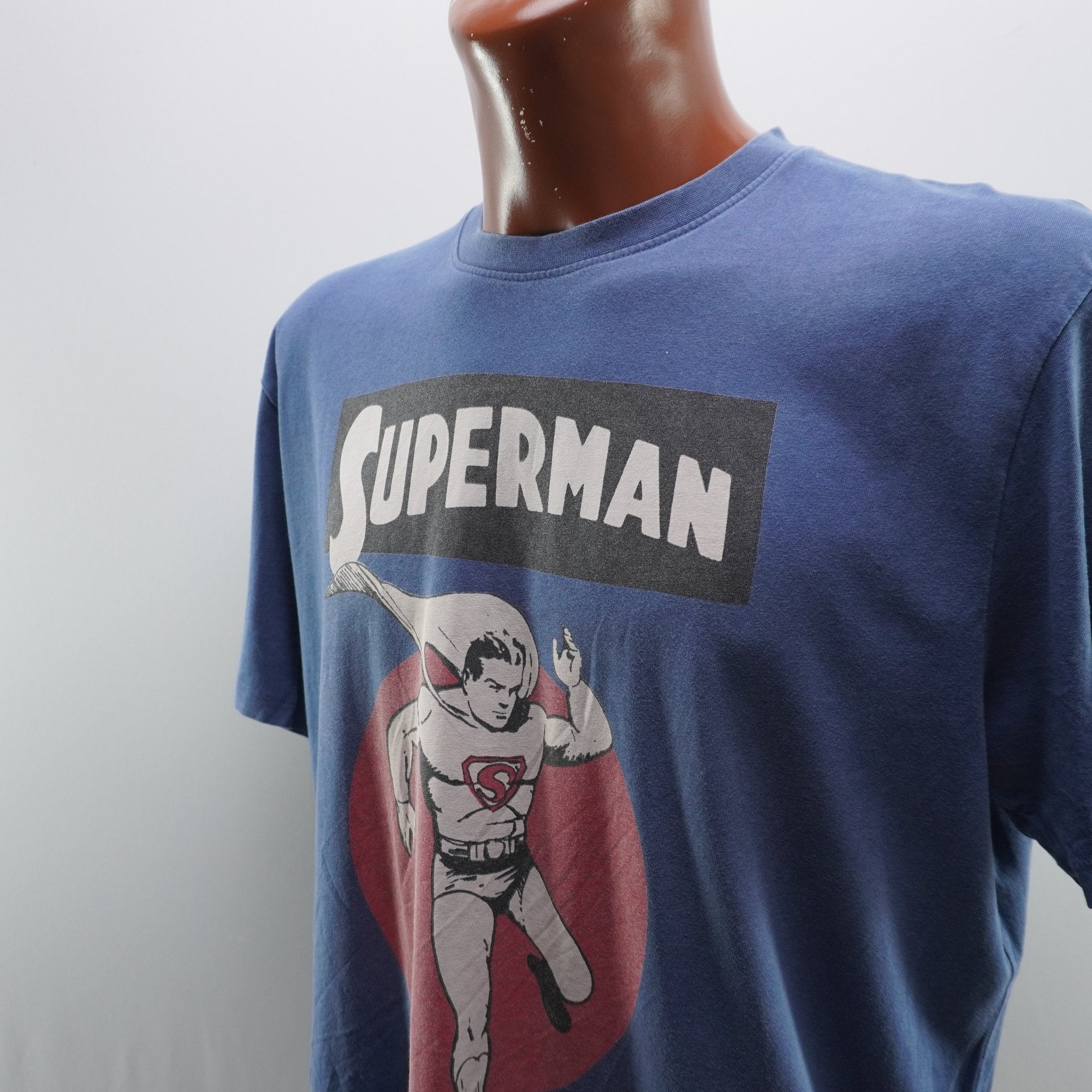 Camiseta Superman para Hombre Usada - Azul, XL