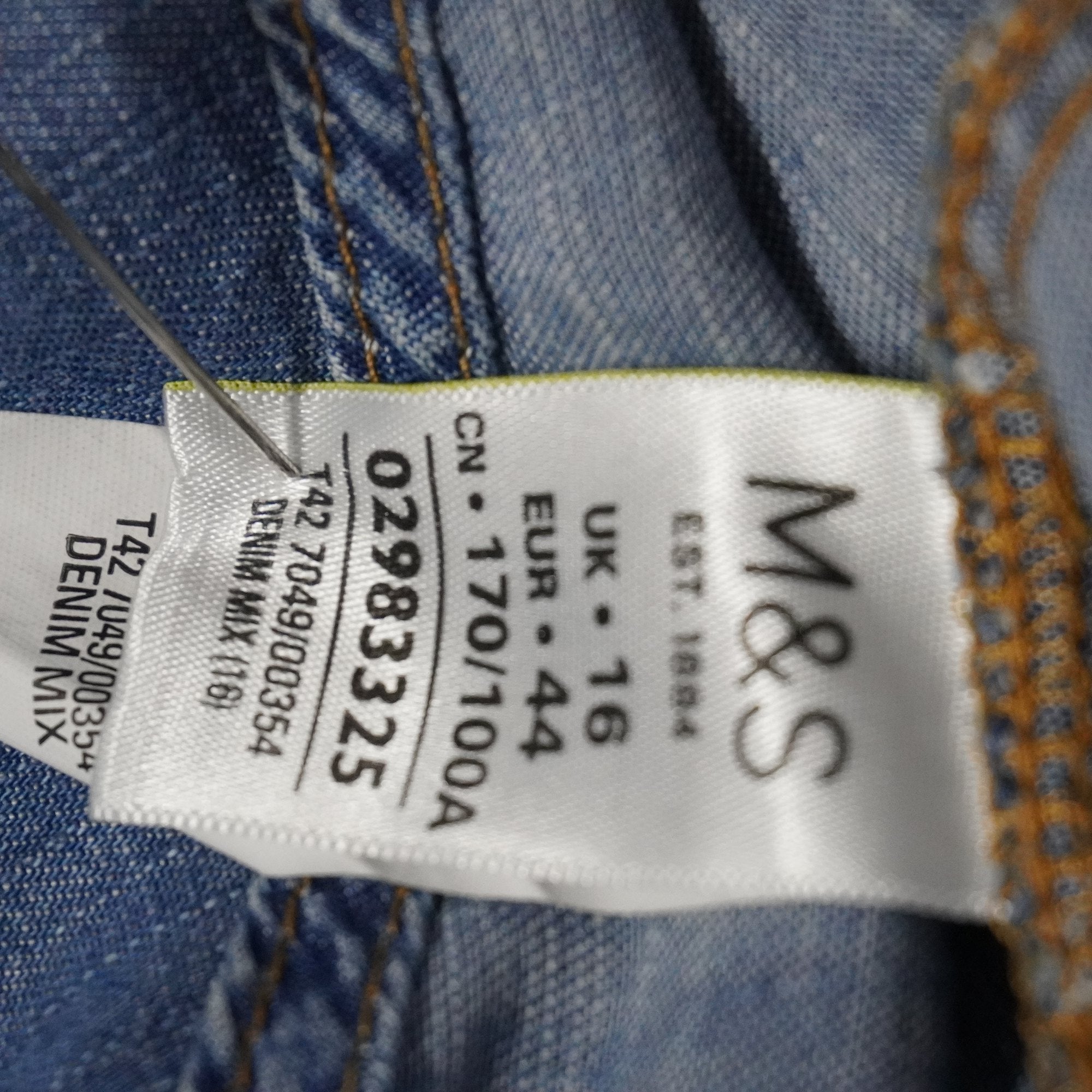 Vestido M&S para Mujer Usado - Azul, XXL