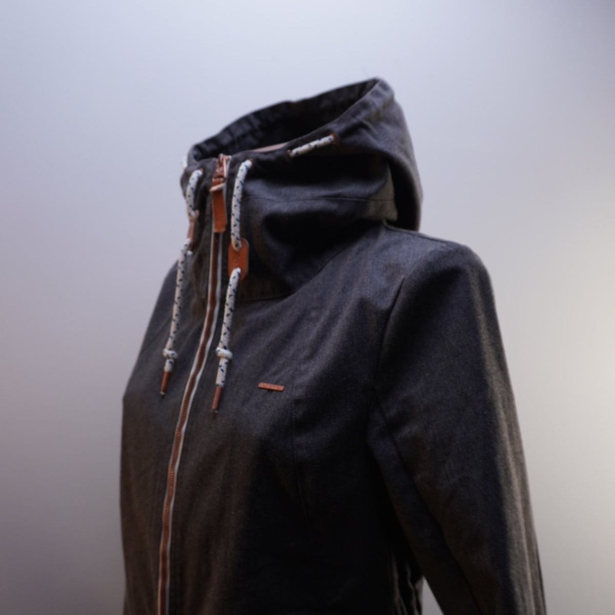 Parka Ragwer para Mujer Usada - Gris, M