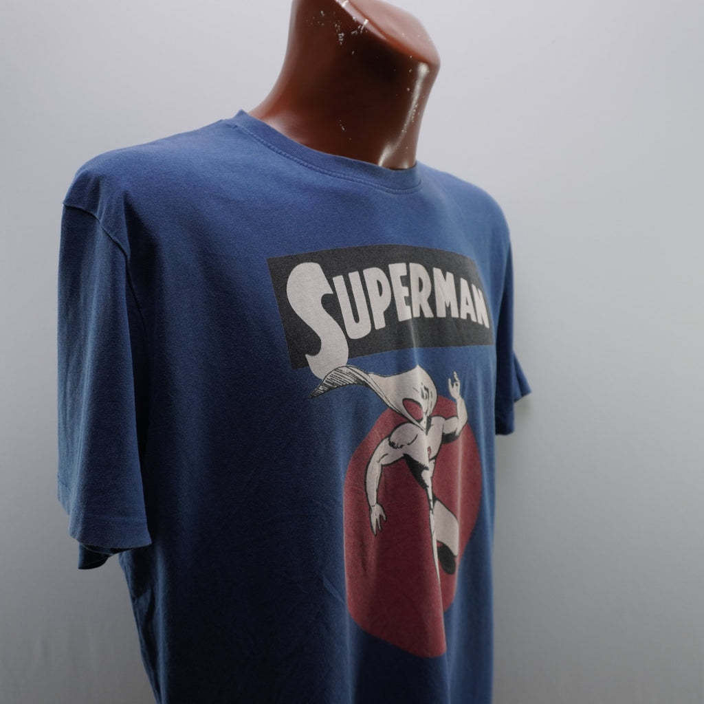 Camiseta Superman para Hombre Usada - Azul, XL