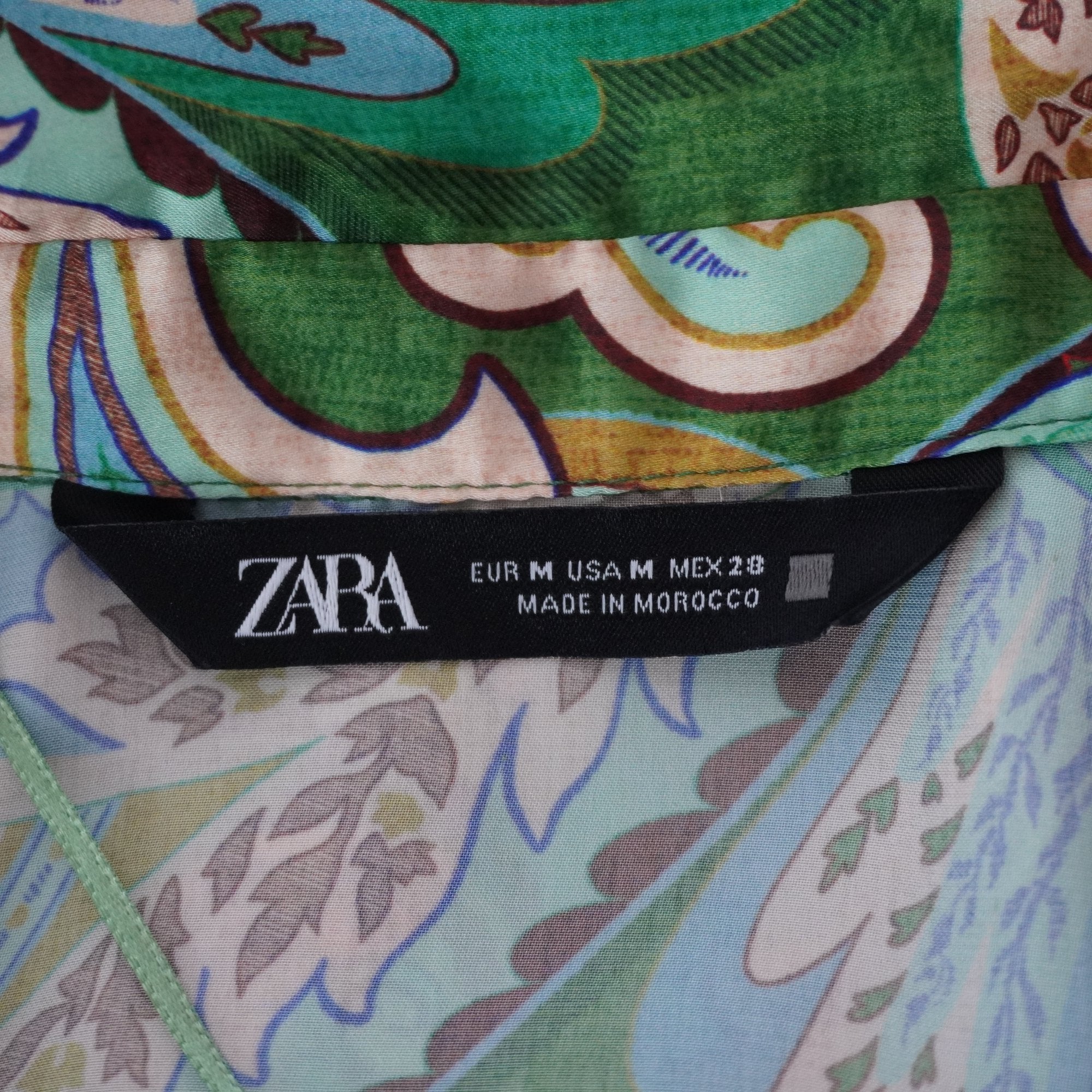 Camisa Zara para Mujer Usada - Verde, M