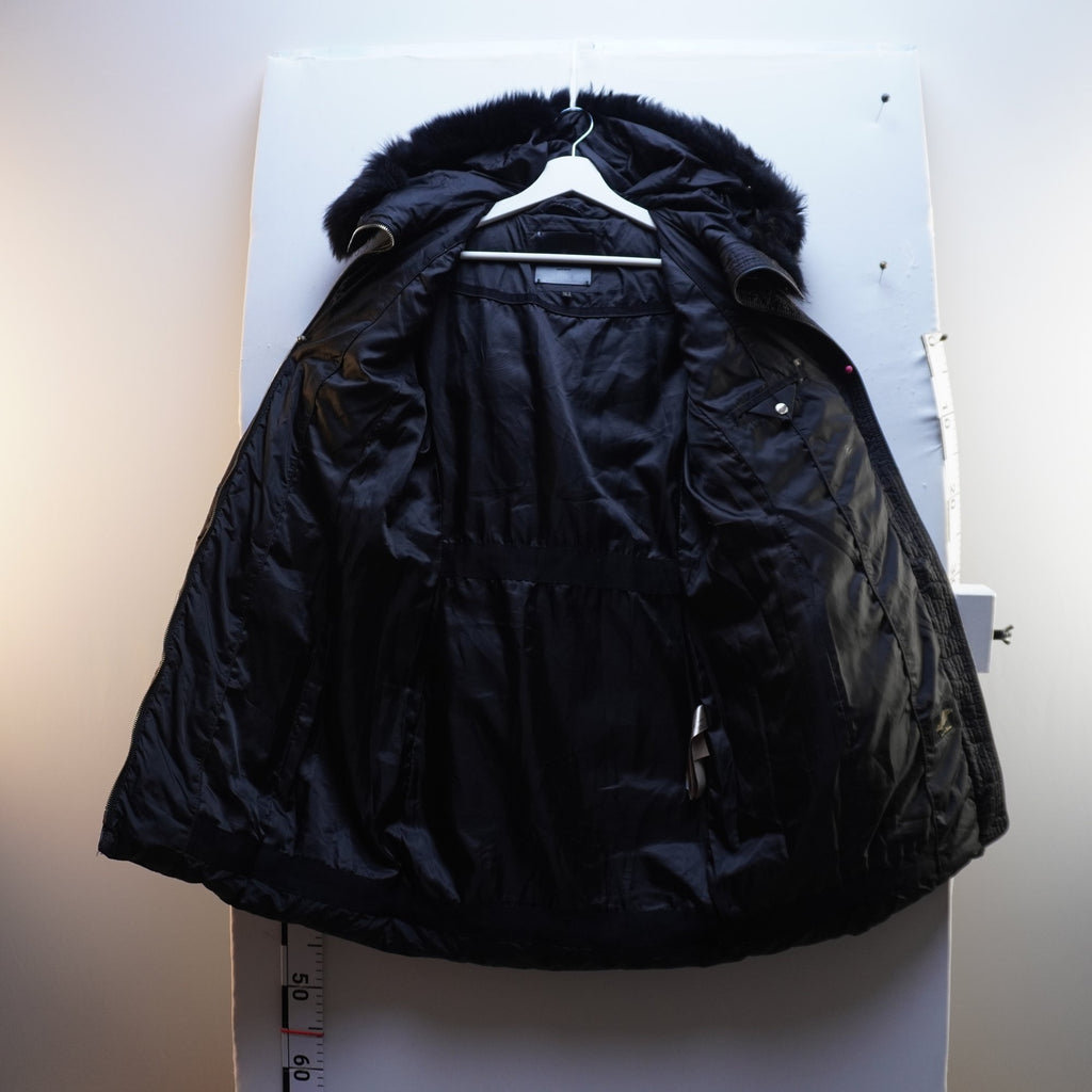 Parka Massimo Dutti para Mujer Usada - Negra, Pequeño (S)