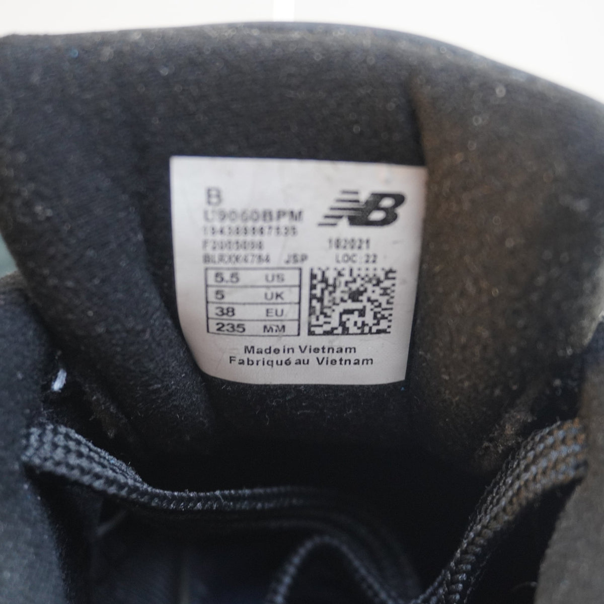 Zapatillas New Balance para Mujer Usadas - Negro, 38
