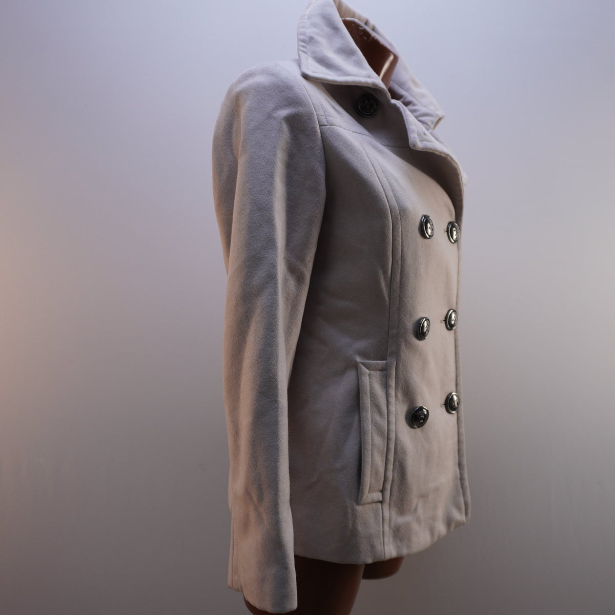 Sobretodo Calvin Klein para Mujer Usado - Blanco, Pequeño (S)