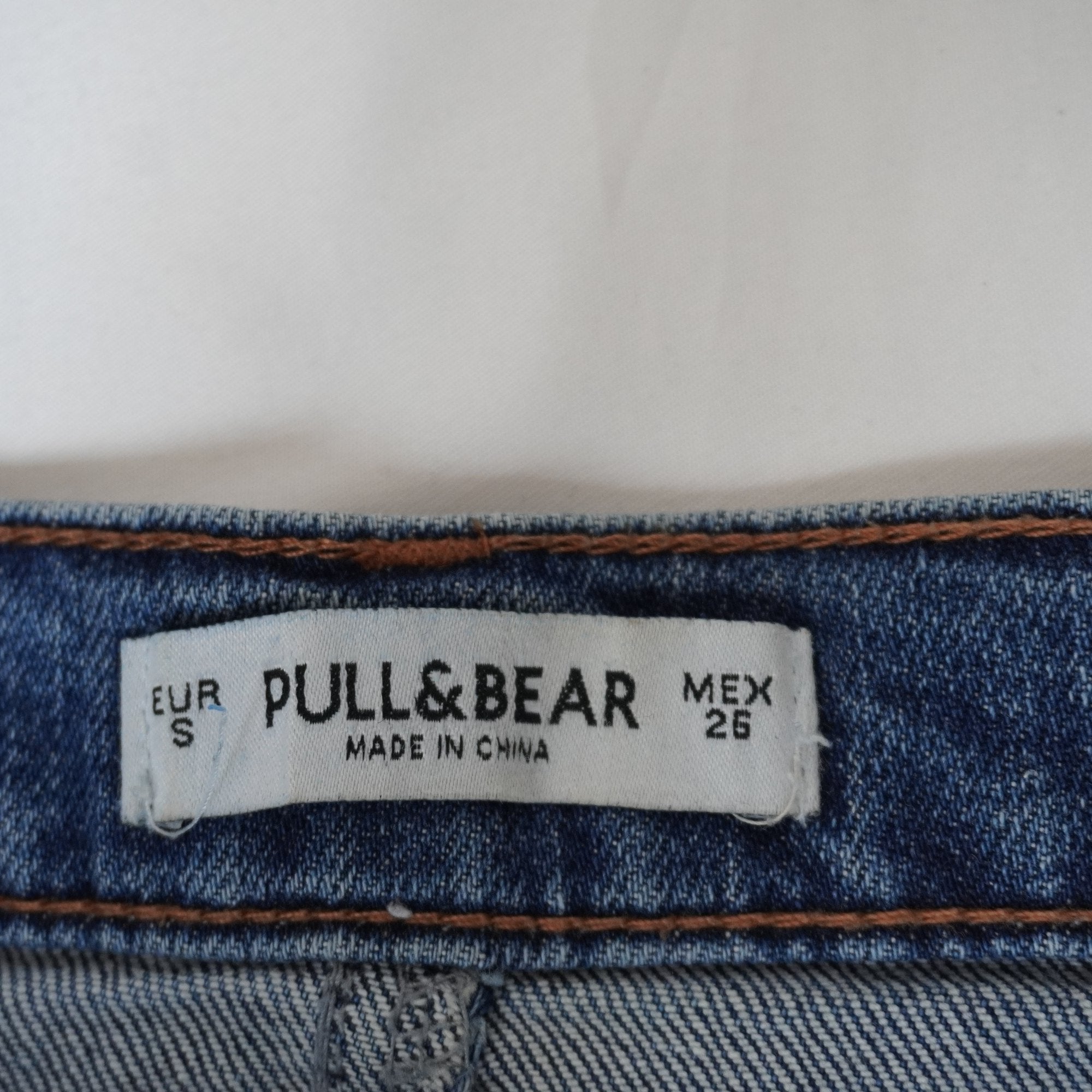 Falda Pull & Bear para Mujer Usada - Azul, S