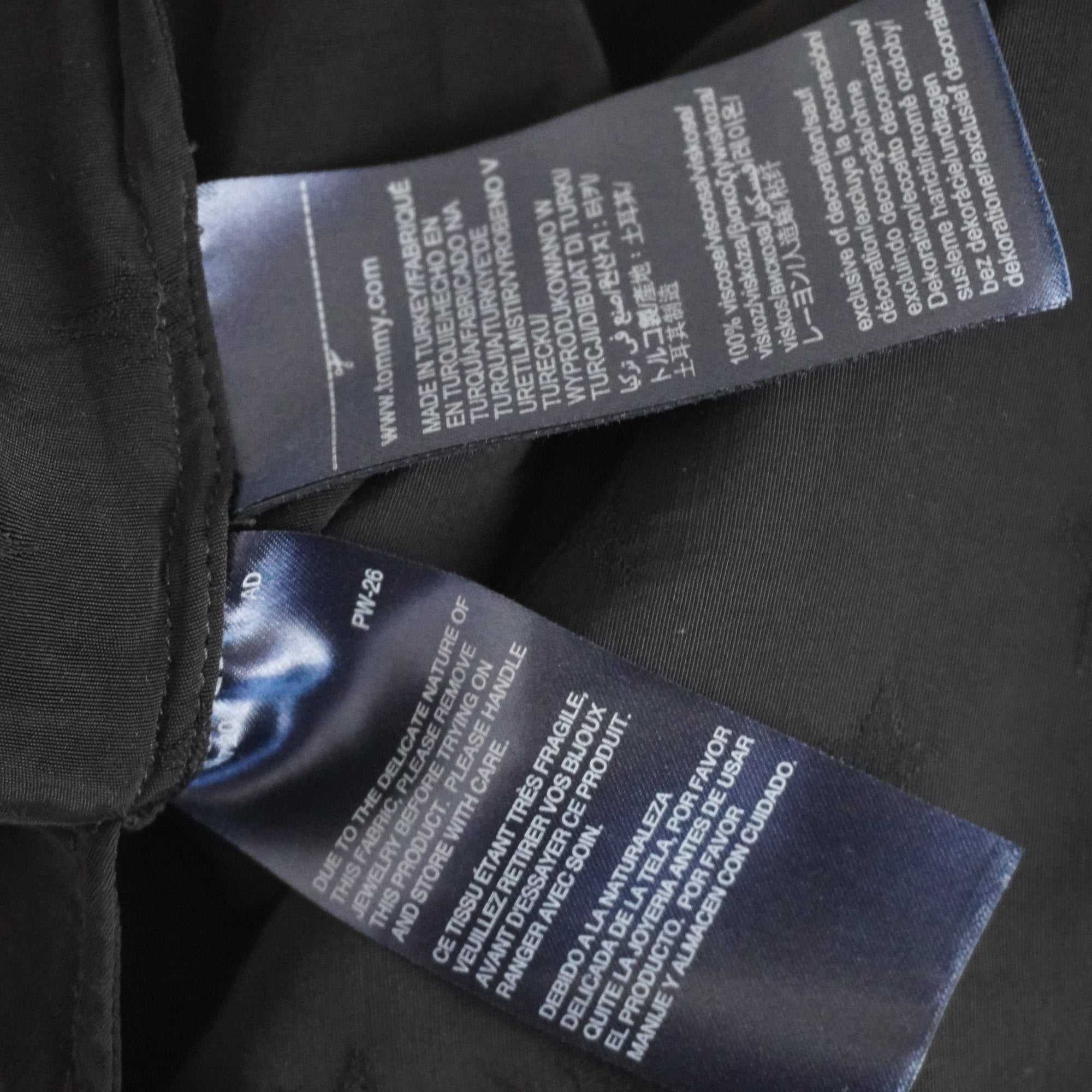 Vestido Tommy Hilfiger para Mujer - Negro, Talla Única, Usado en Buen Estado