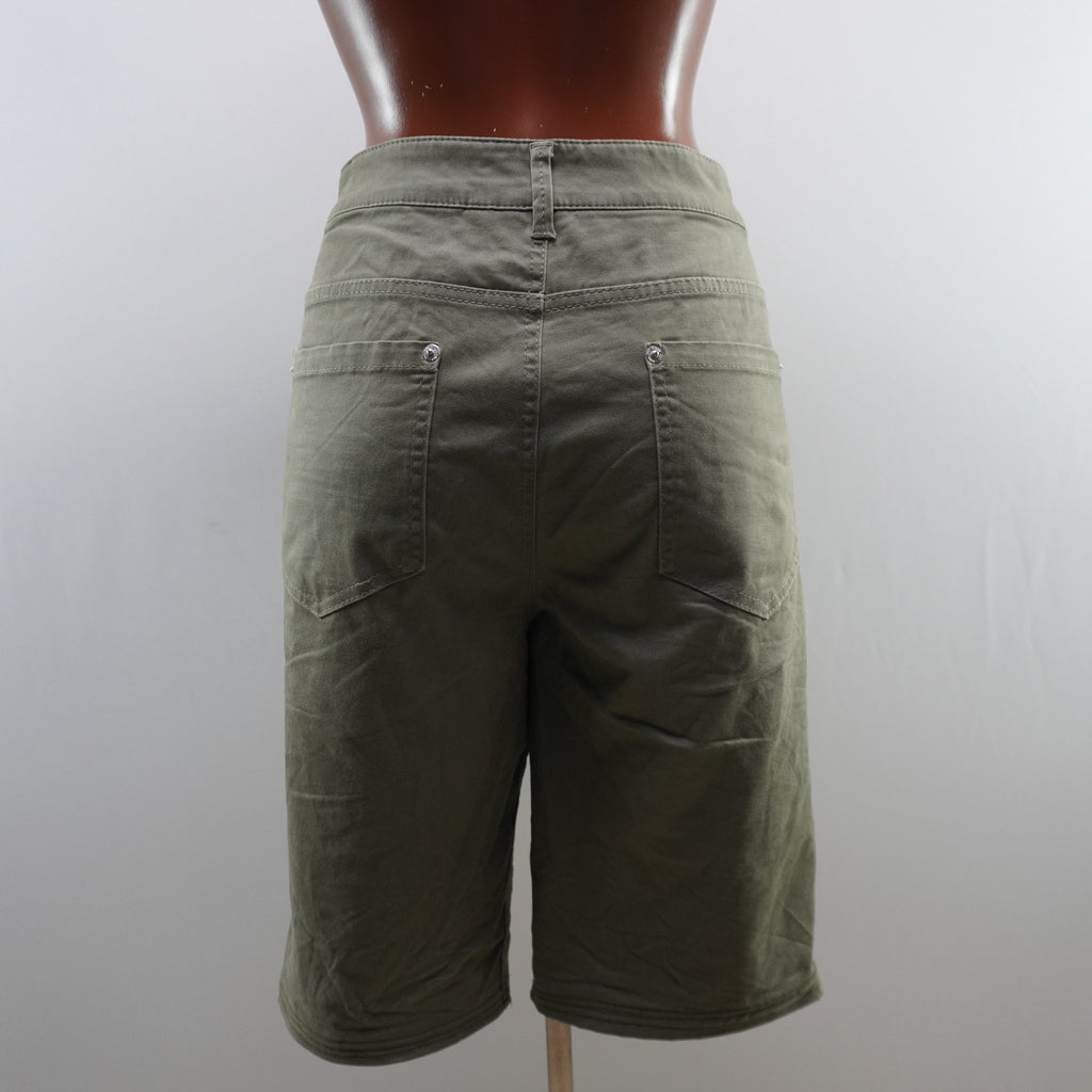 Pantalones Cortos BPC para Mujer Usados - Verde, XXL