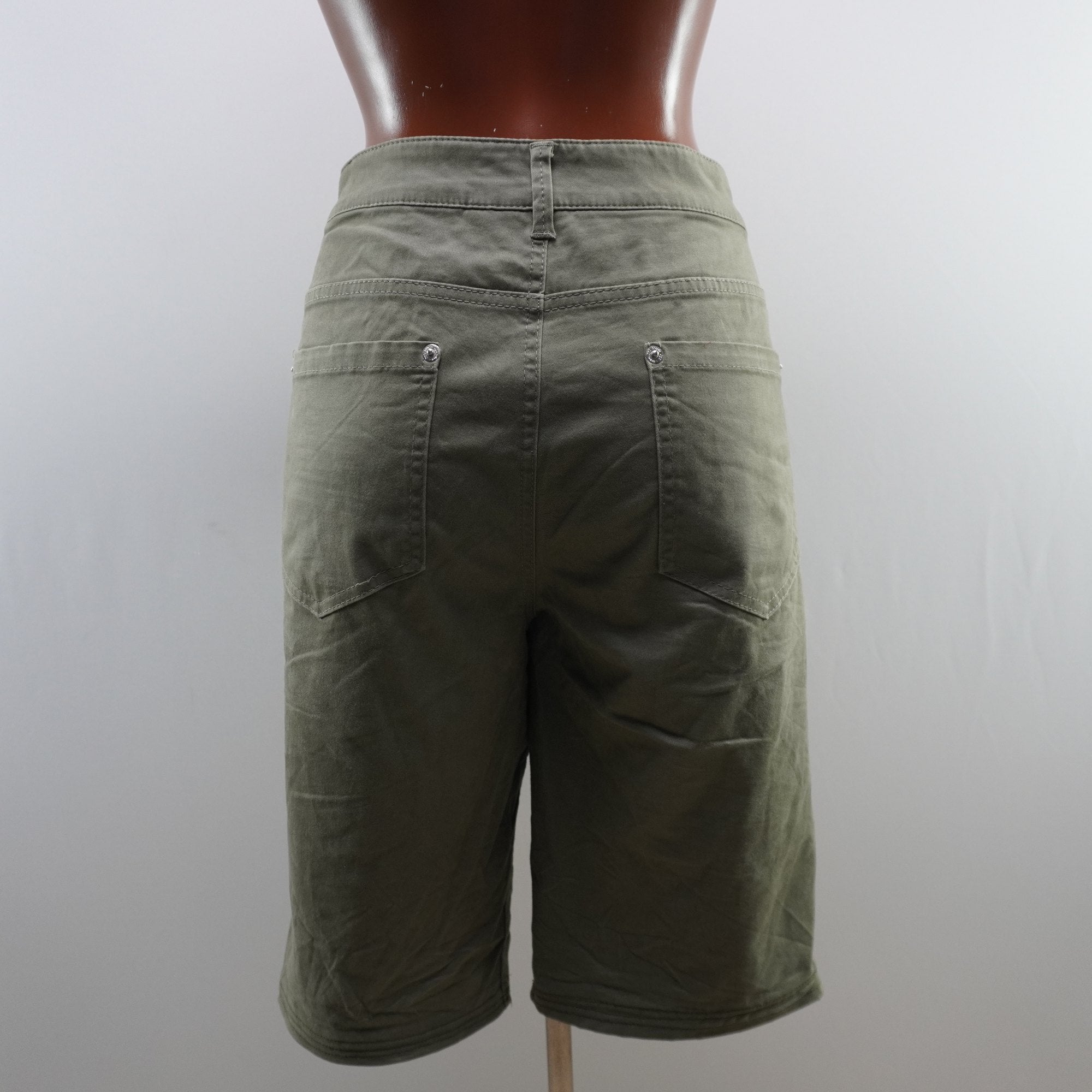 Pantalones Cortos BPC para Mujer Usados - Verde, XXL