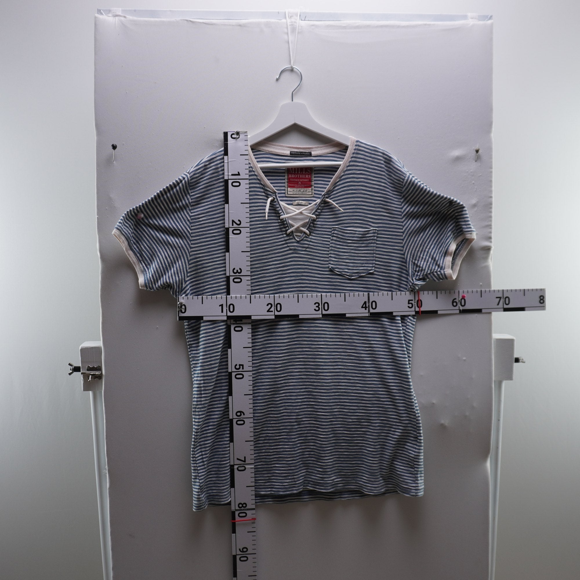 Camiseta de Manga Corta Apparel para Hombre Usada - Azul, L