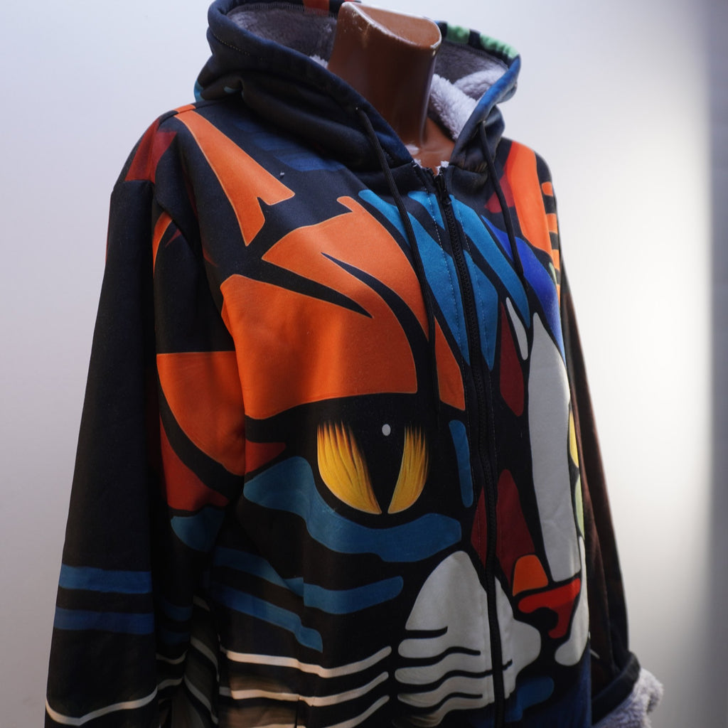 Parka Italian Style para Mujer Usada - Multicolor, XXL