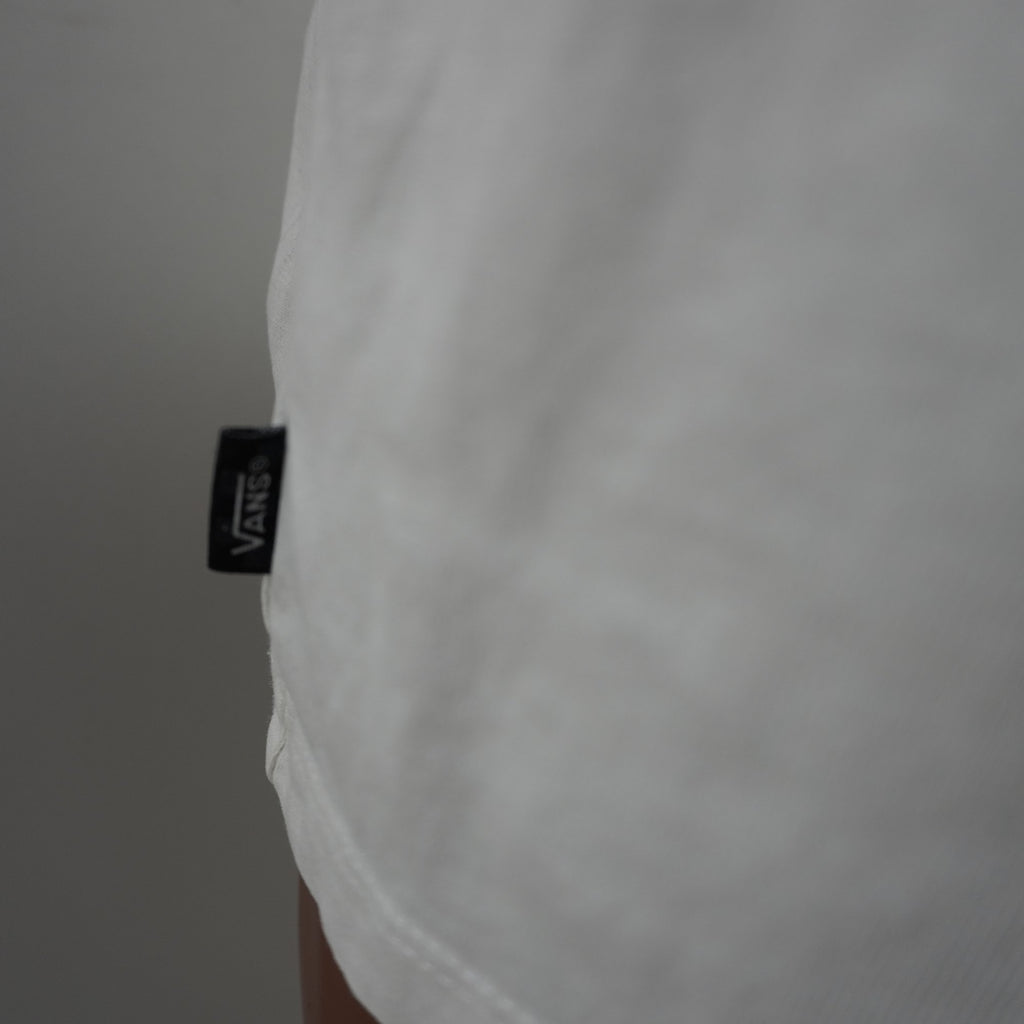 Camiseta de Manga Corta Vans para Hombre Usada - Blanca, L