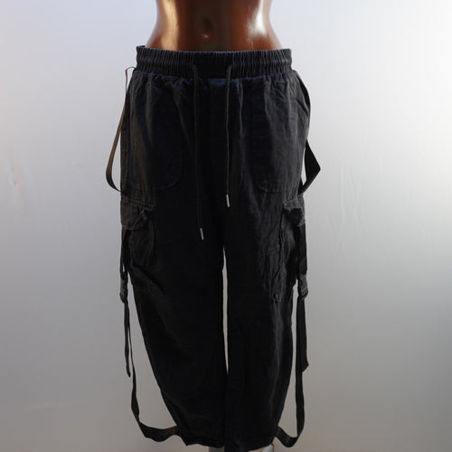 Pantalones Harén Italian Style para Mujer Usados - Negro, M