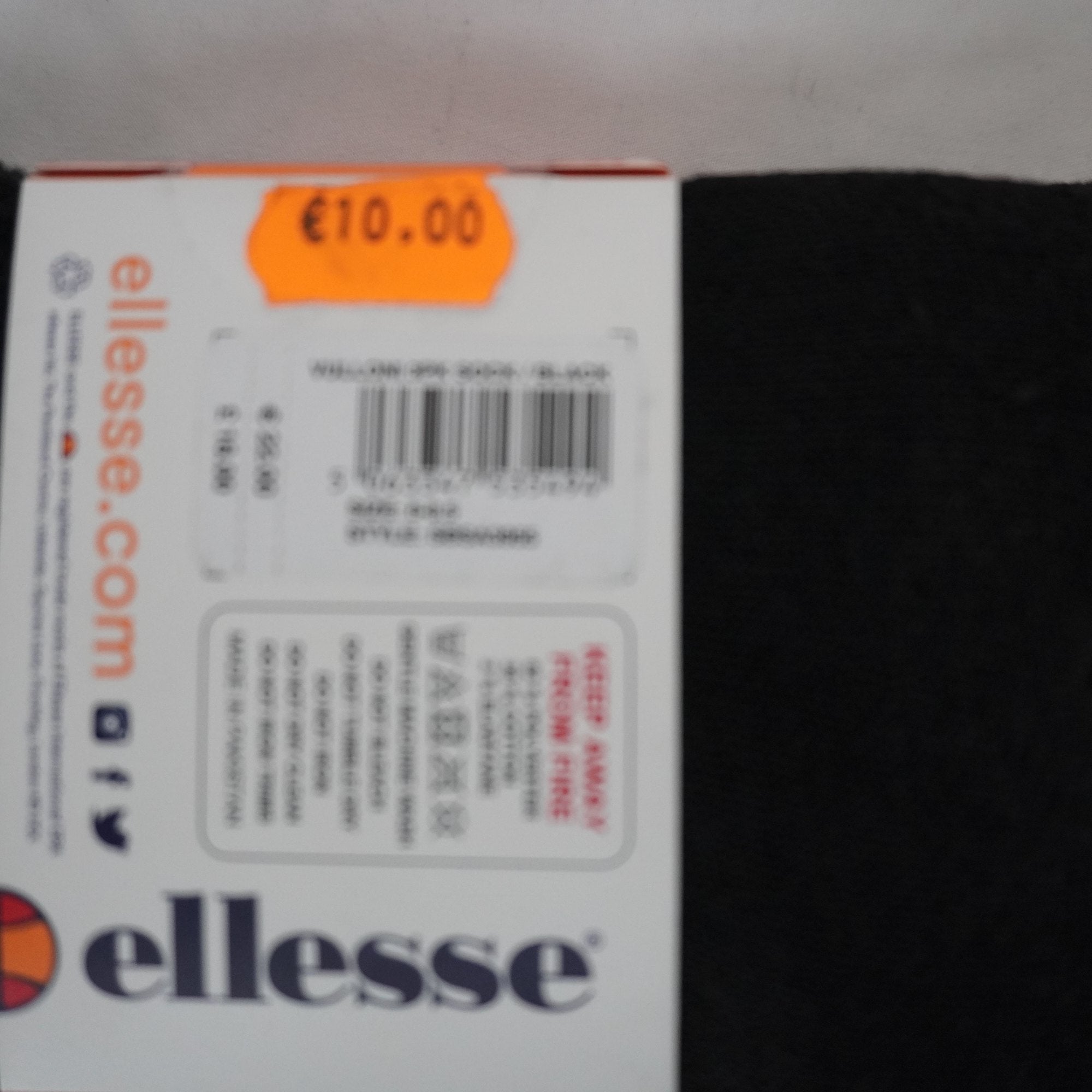 Calcetines Ellesse para Hombre Usados - Negros, Algodón