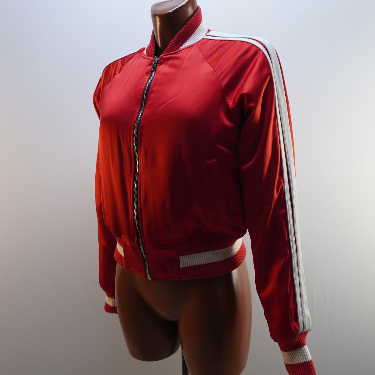 Chaqueta Bomber Amiry para Mujer Usada - Roja, Pequeño (S)