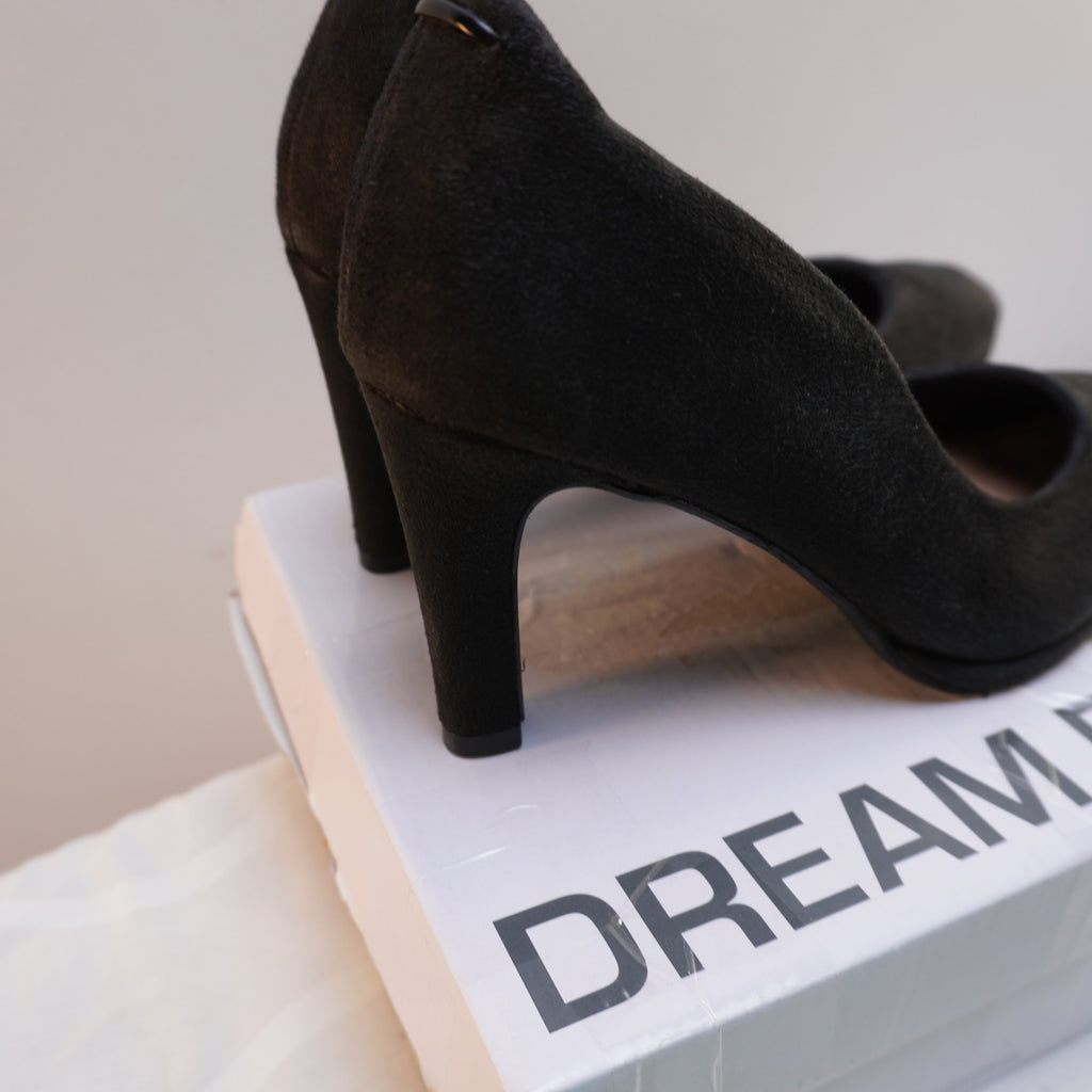 Tacones Dream Paris para Mujer Usados - Negros, Talla 39