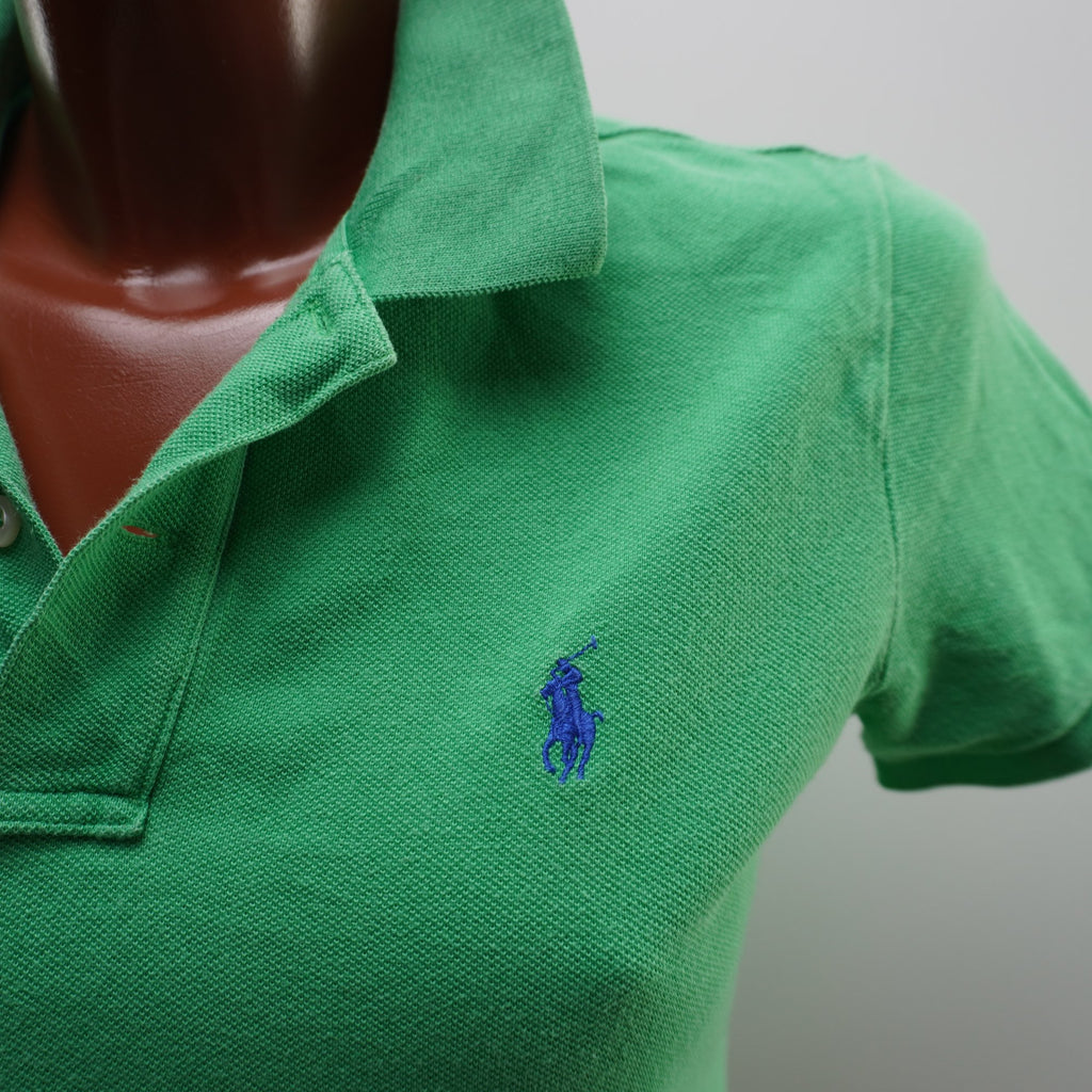 Camiseta de Manga Corta Ralph Lauren para Mujer - Verde, L (Usada en Muy Buen Estado)