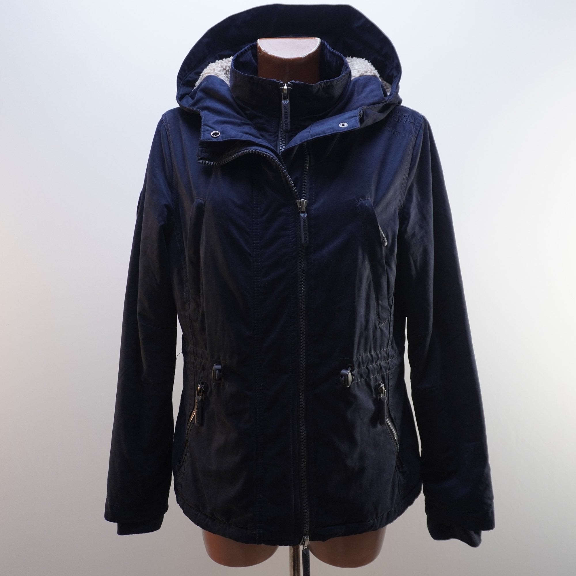 Parka Superdry para Mujer Usada - Azul Marino, XL