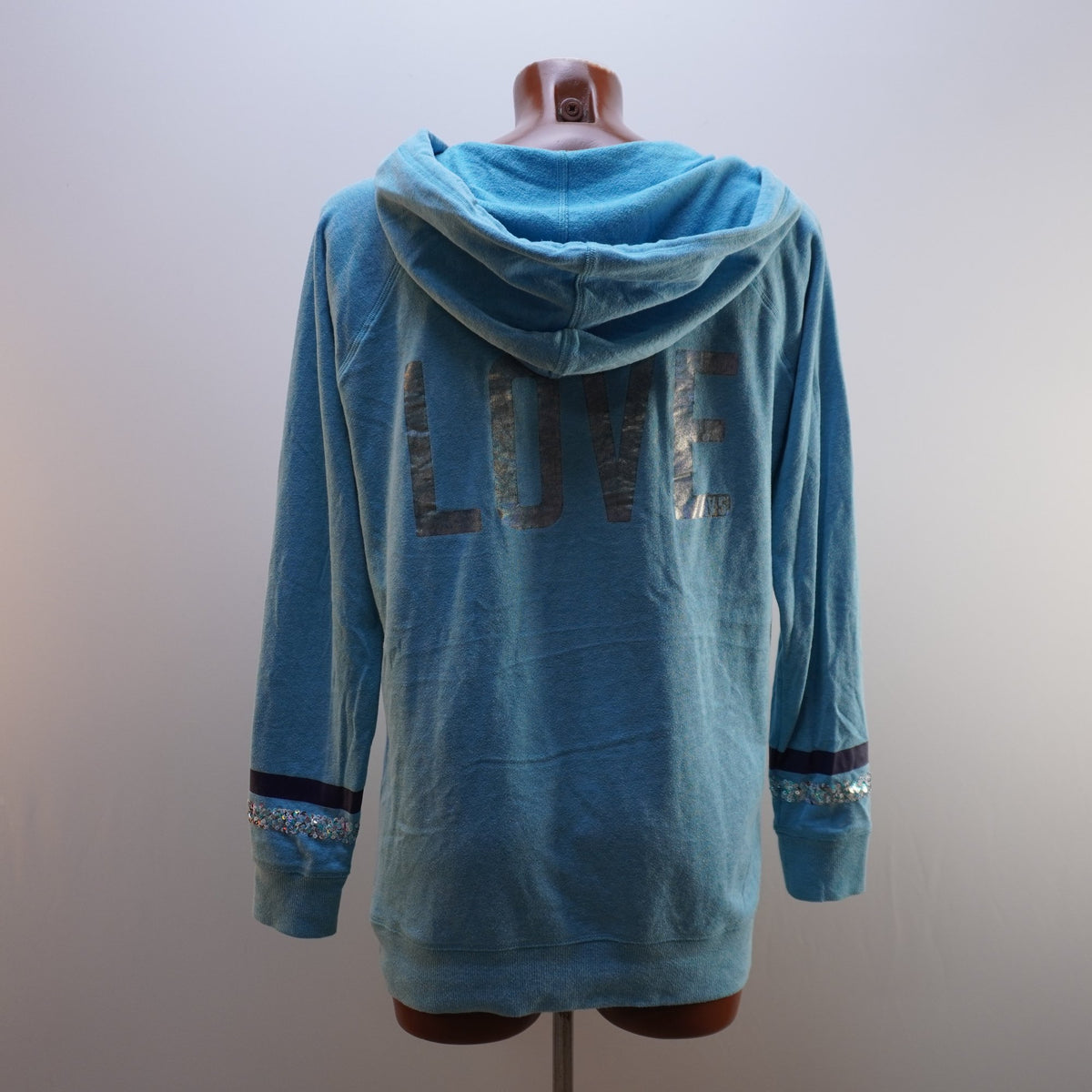 Sudadera con Capucha Victoria's Secret para Mujer Usada - Azul, M