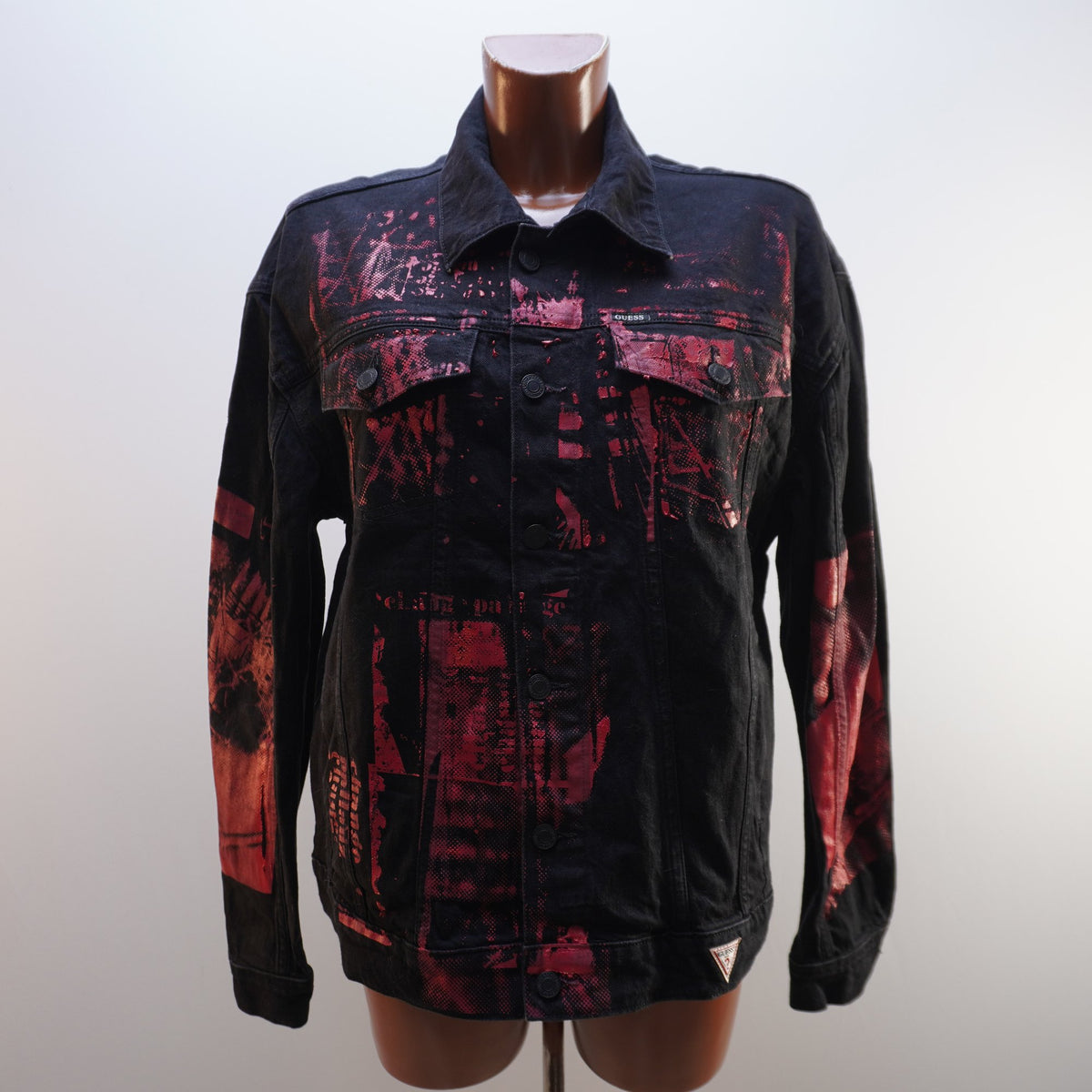 Cazadora Vaquera Guess para Mujer Usada - Negra, XL