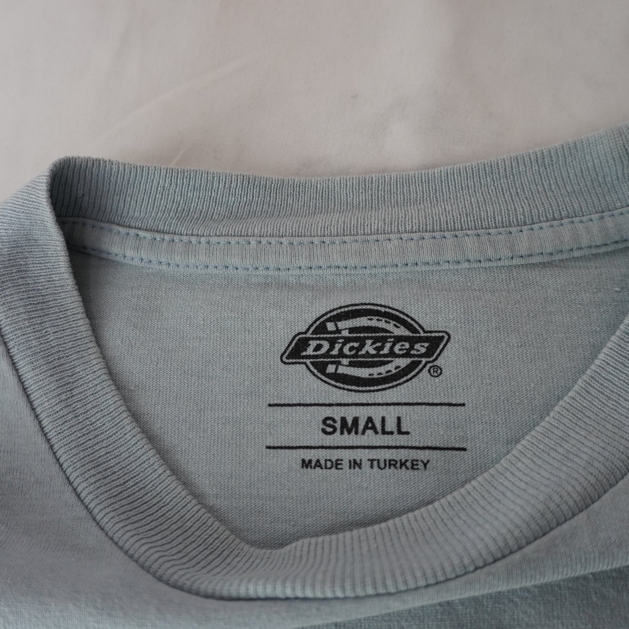 Camiseta de Manga Corta Dickies para Mujer Usada - Azul, S