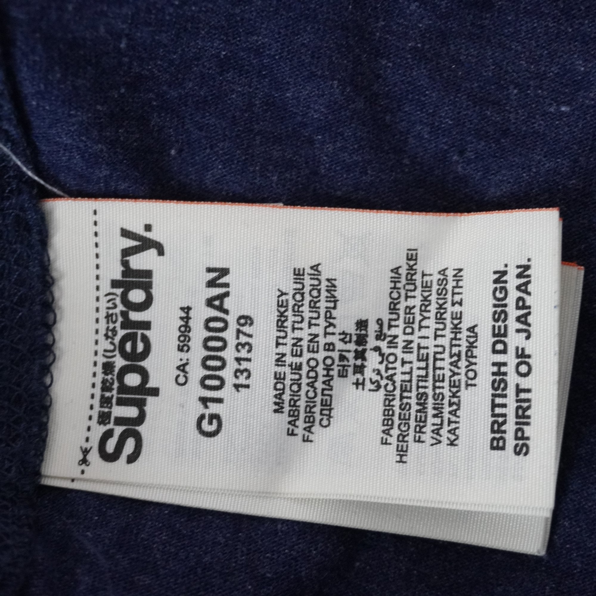 Camiseta Superdry para Mujer Usada - Azul, Mediano (M)