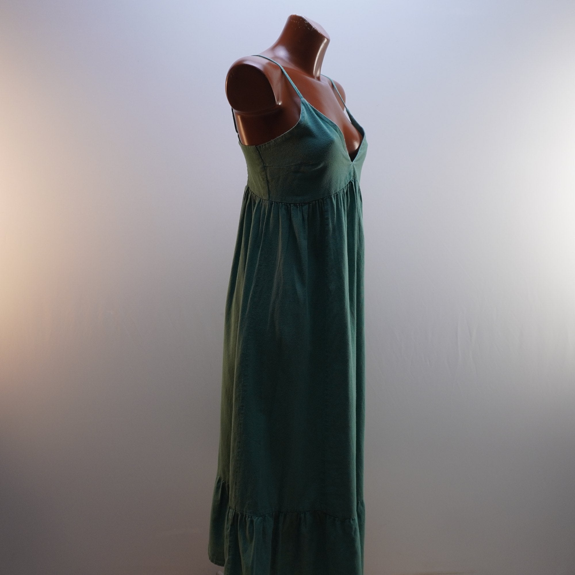 Vestido MNG para Mujer Usado - Verde, Pequeño (S)
