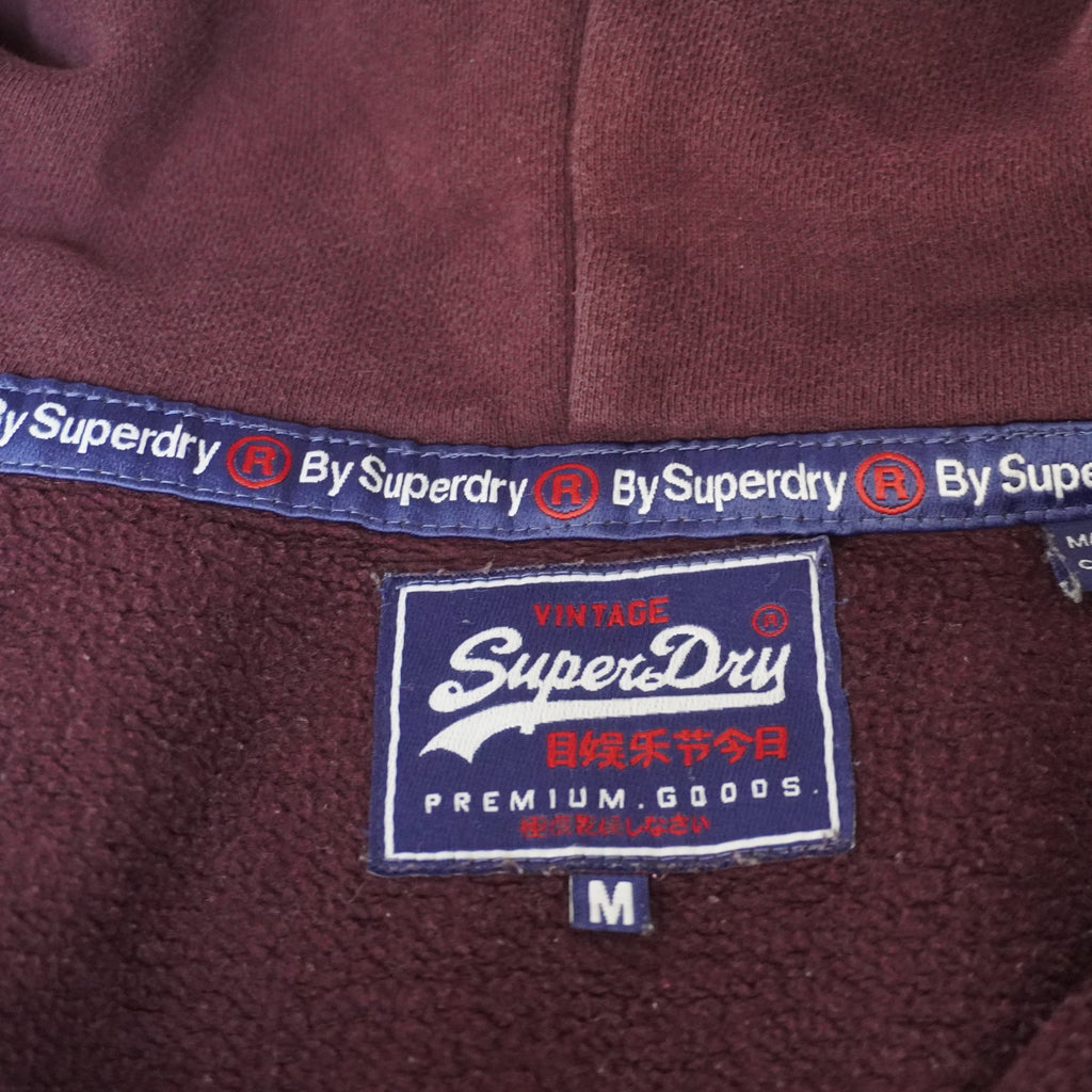 Sudadera con Capucha Superdry para Mujer Usada - Roja, L
