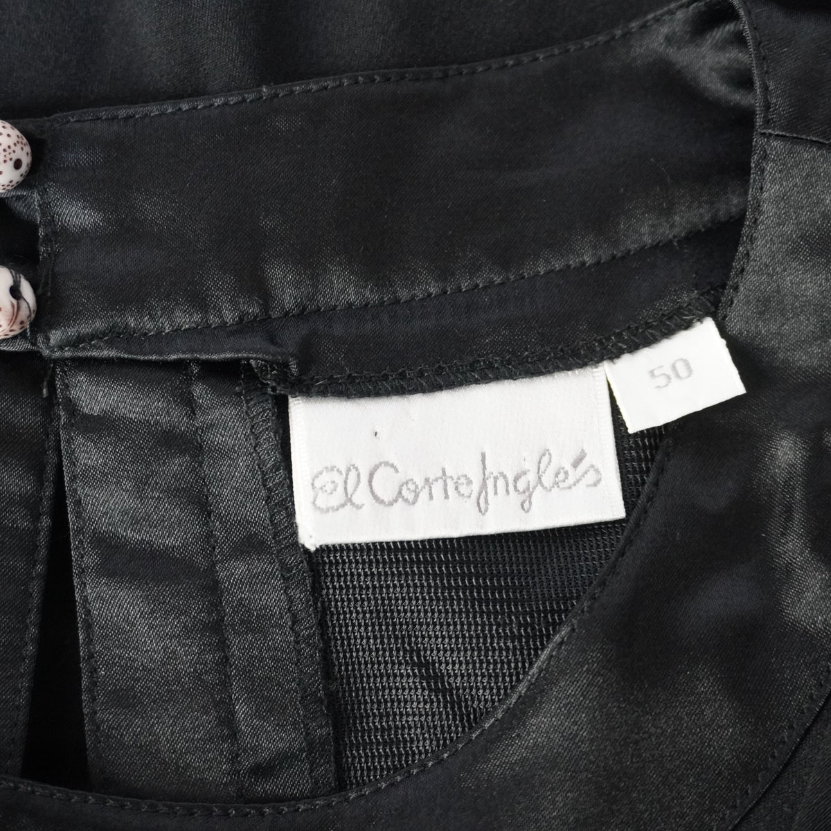 Vestido El Corte Inglés para Mujer Usado - Negro, XXXL